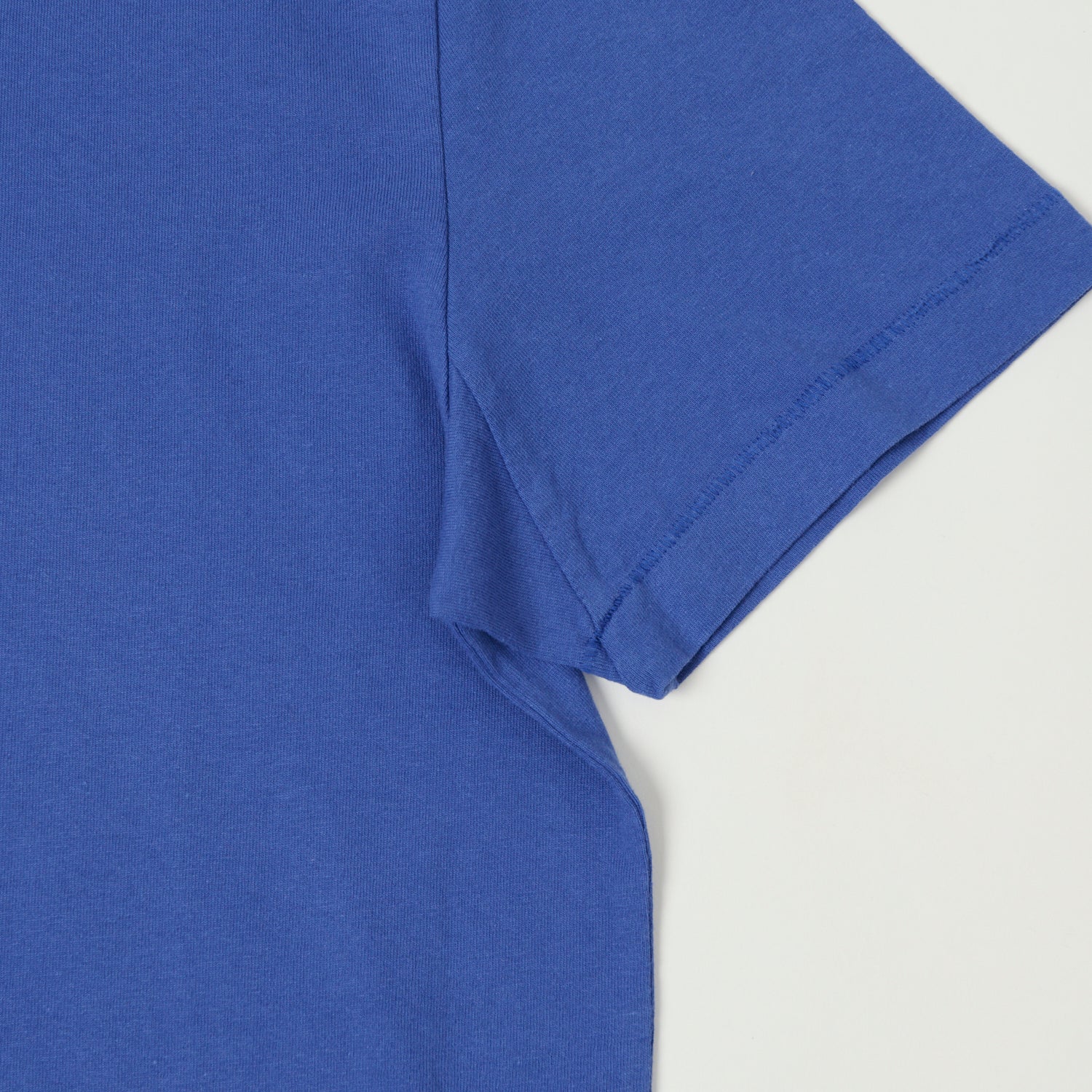 Merz b. Schwanen 'Good Basics' Organic Cotton T-Shirt - Vintage Blue - Image 4