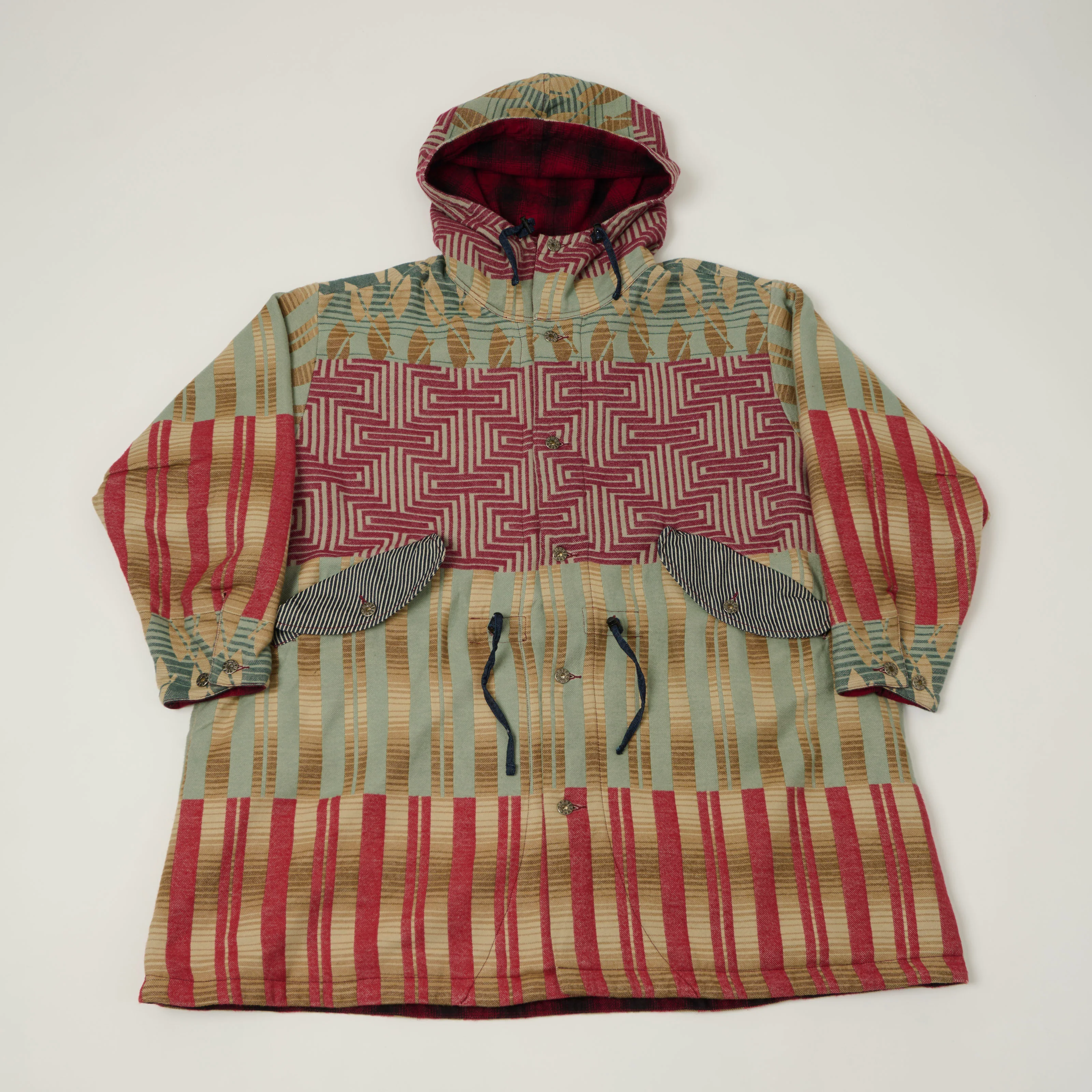 Monitaly 'Beacon' Czech Military Coat - Red