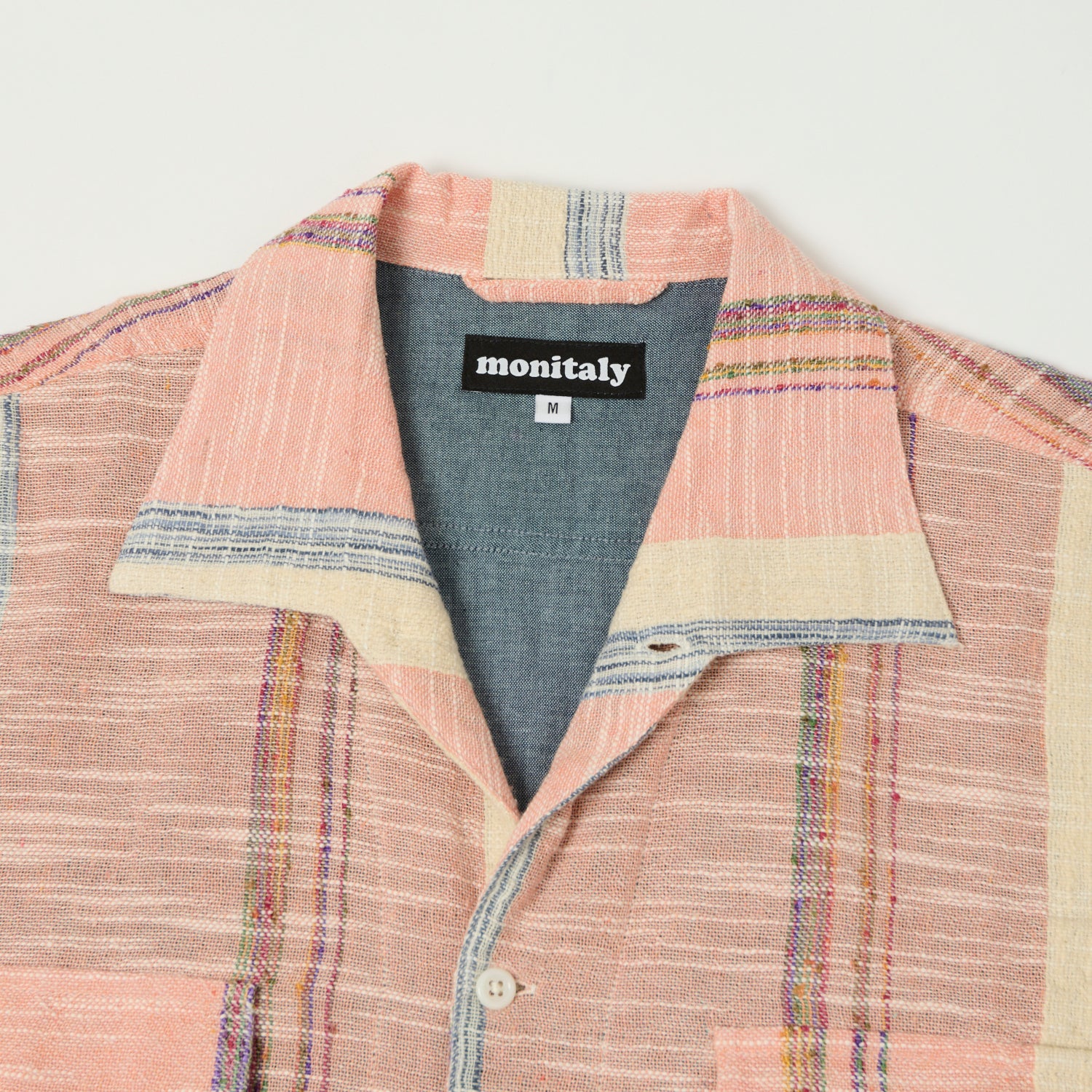 Monitaly 'Milano' 1950s Beach Shirt - Pink - Image 2