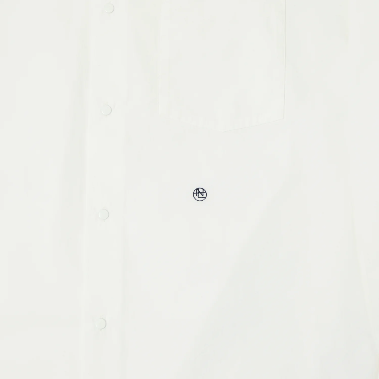 Nanamica Band Collar Wind Shirt - Off White - Image 4