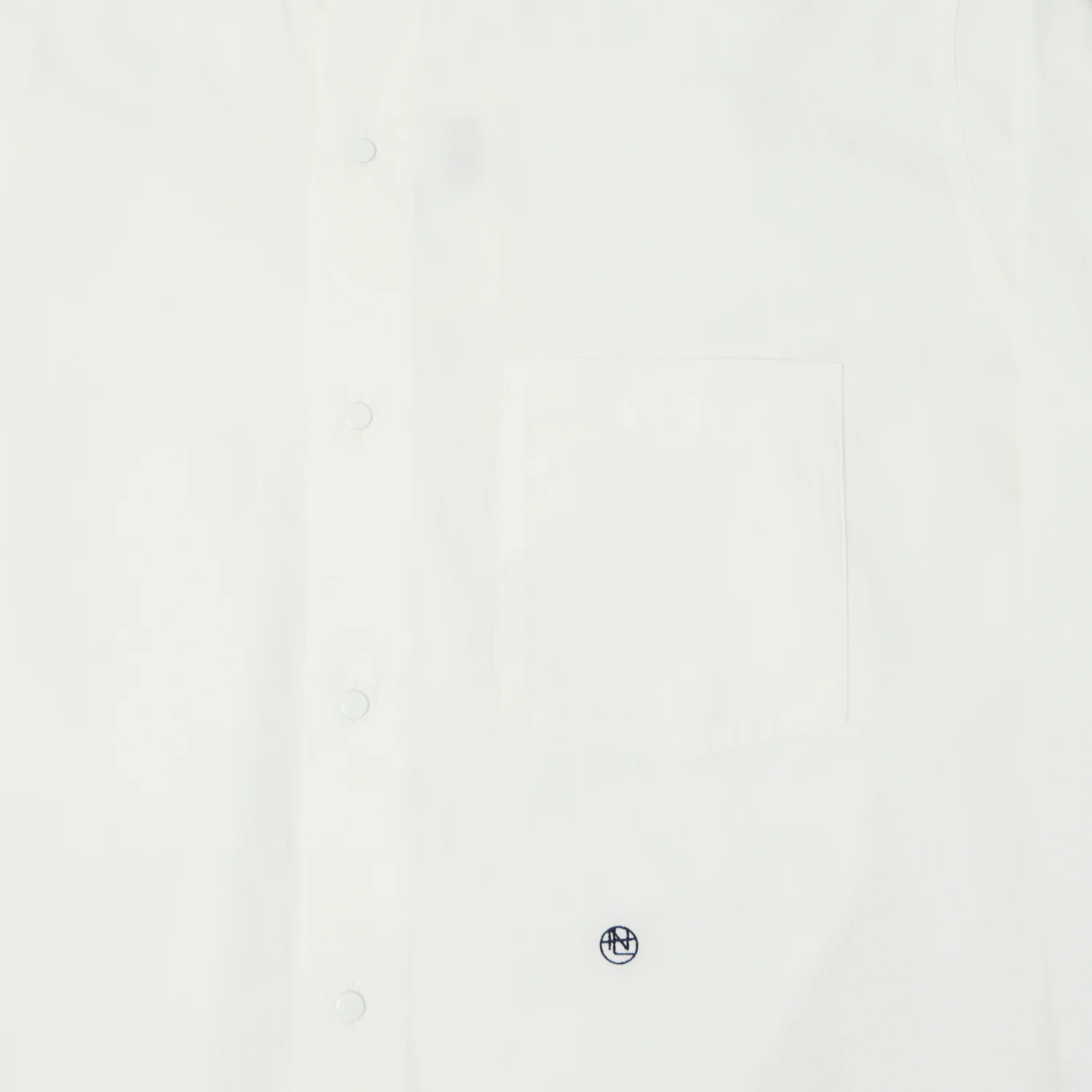 Nanamica Band Collar Wind Shirt - Off White - Image 5