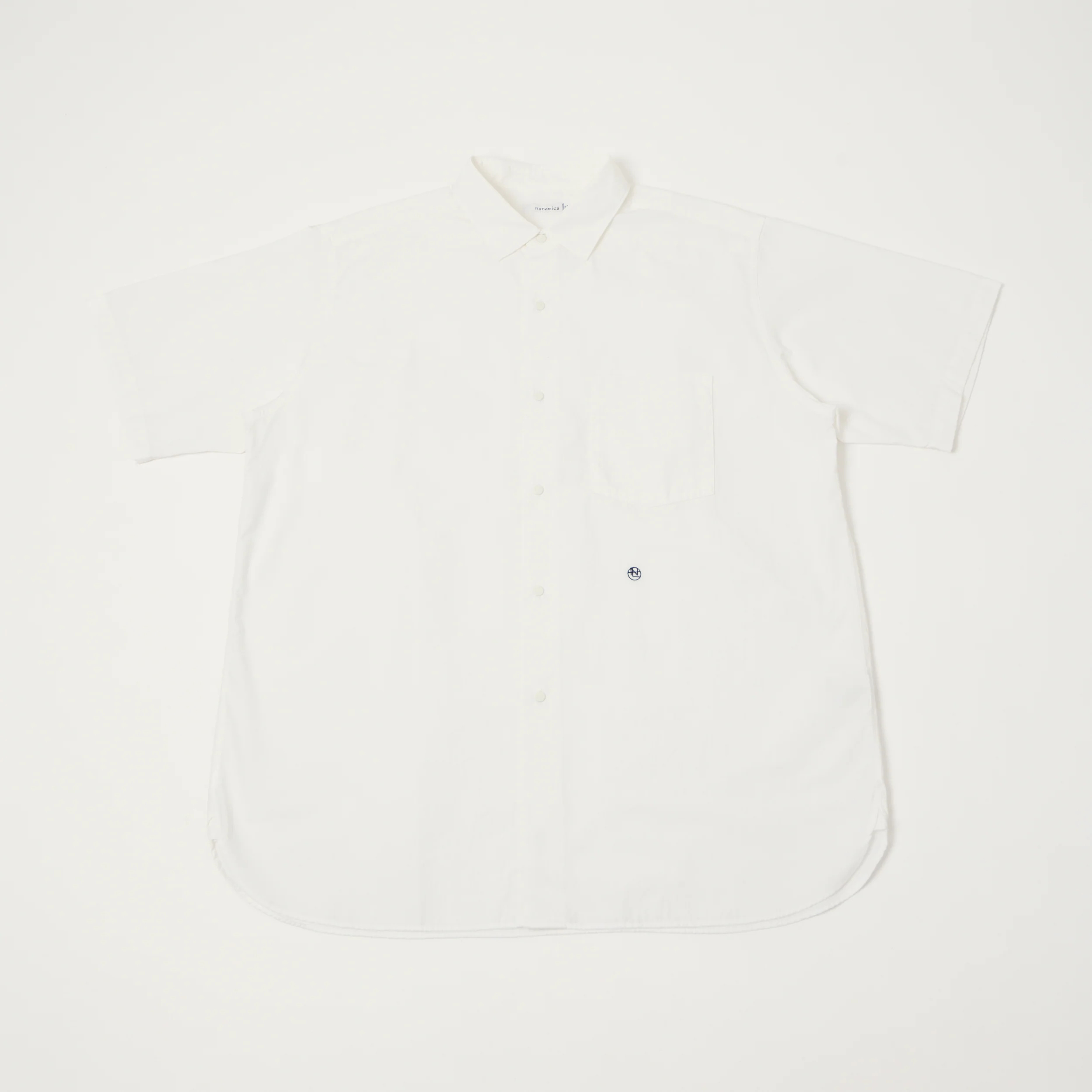 Nanamica Short Sleeve Wind Shirt - Off White