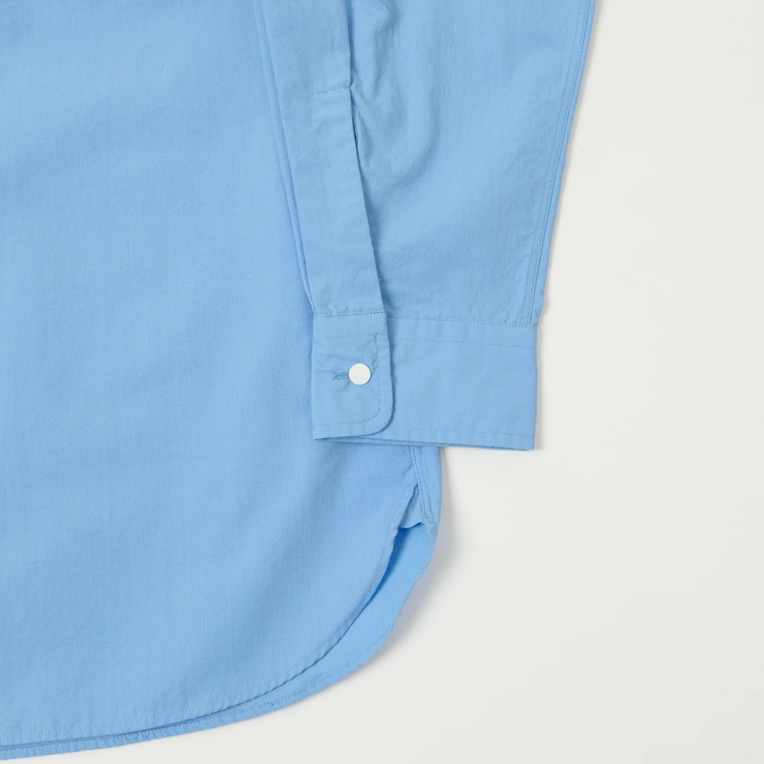 Nanamica Button Up Wind Shirt - Sax - Image 3