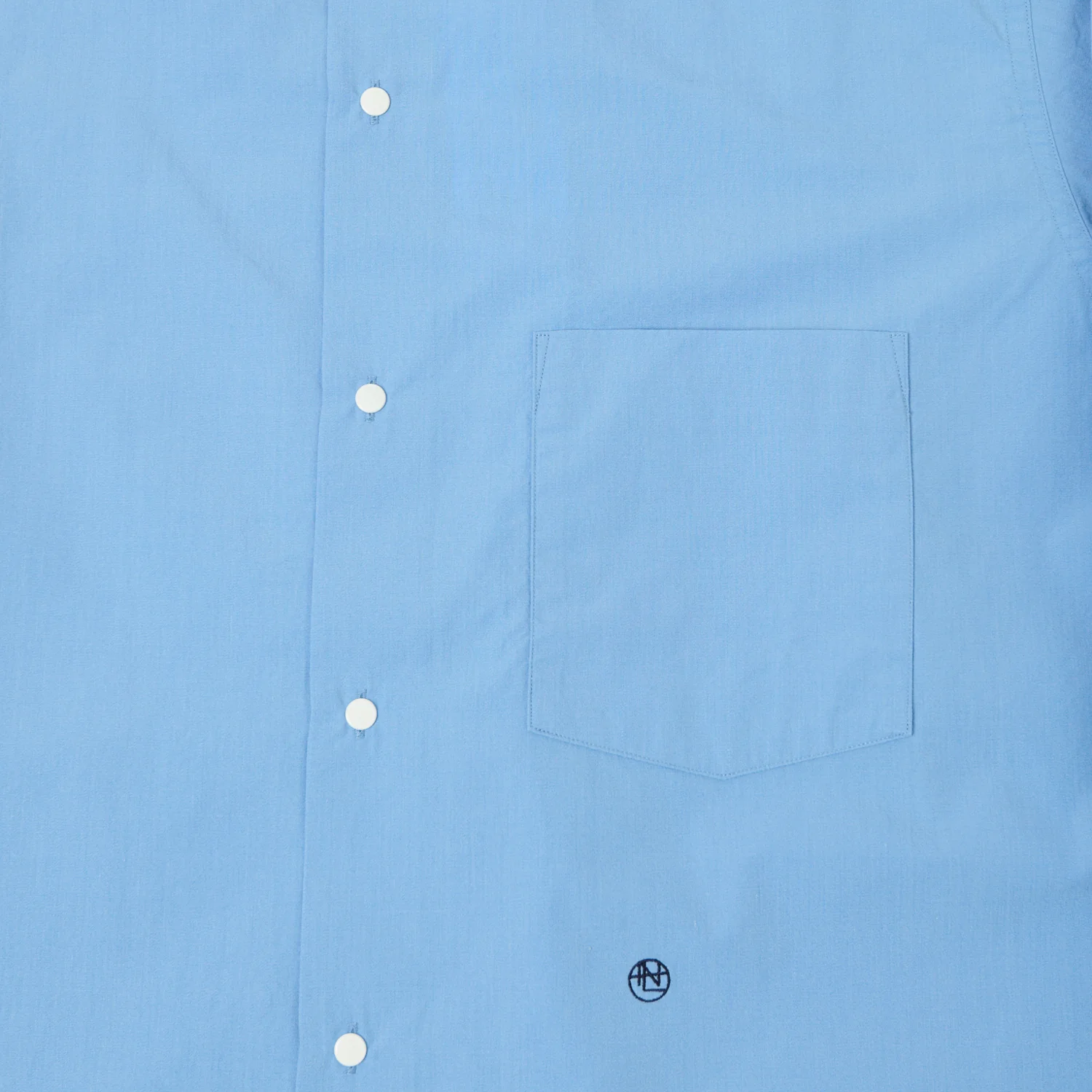 Nanamica Button Up Wind Shirt - Sax - Image 5