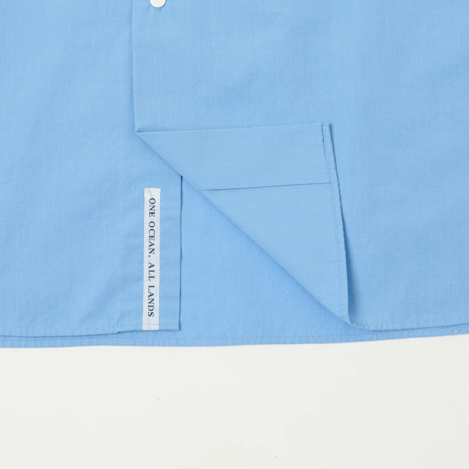Nanamica Button Up Wind Shirt - Sax - Image 6