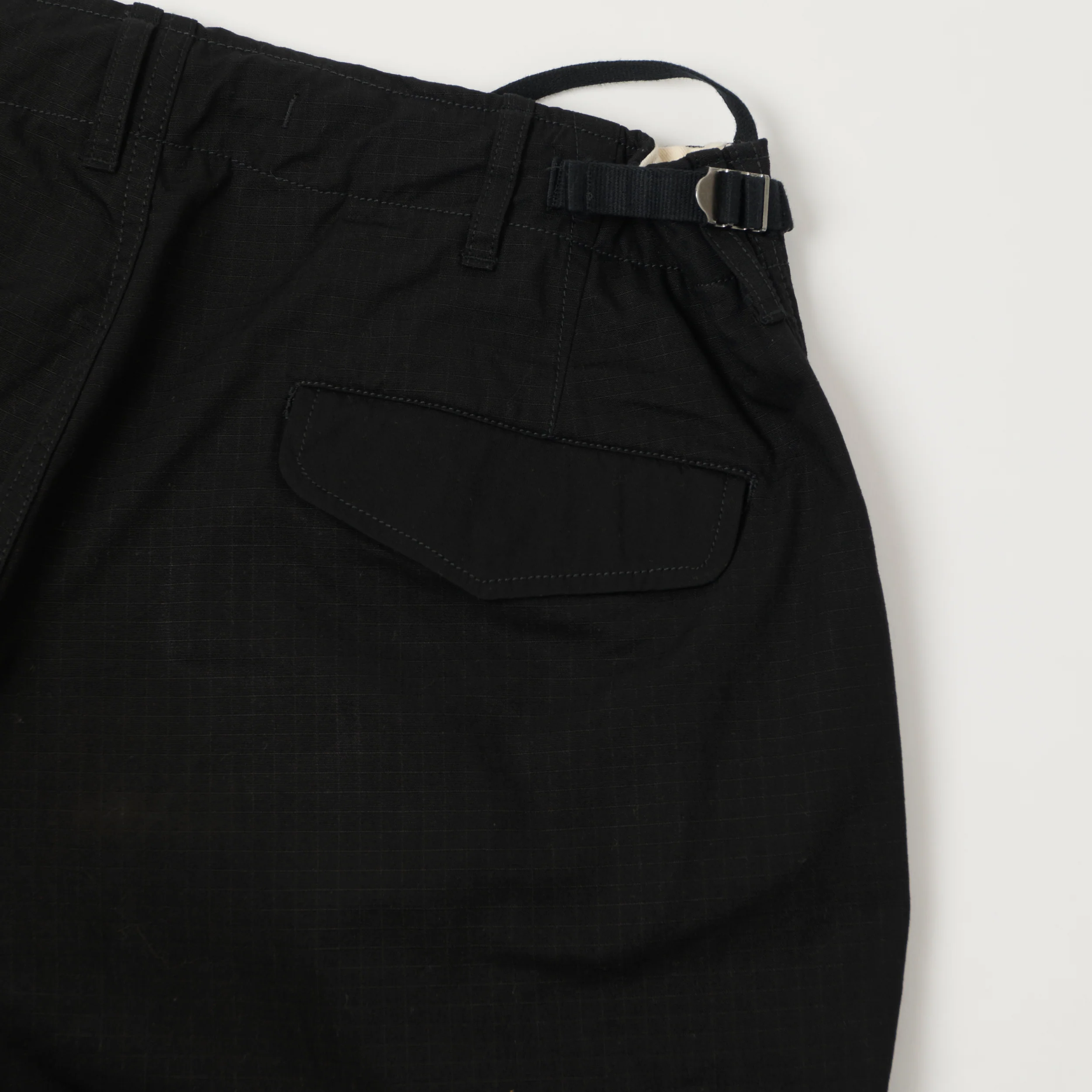 Nanamica Ripstock Cargo Shorts - Black - Image 2
