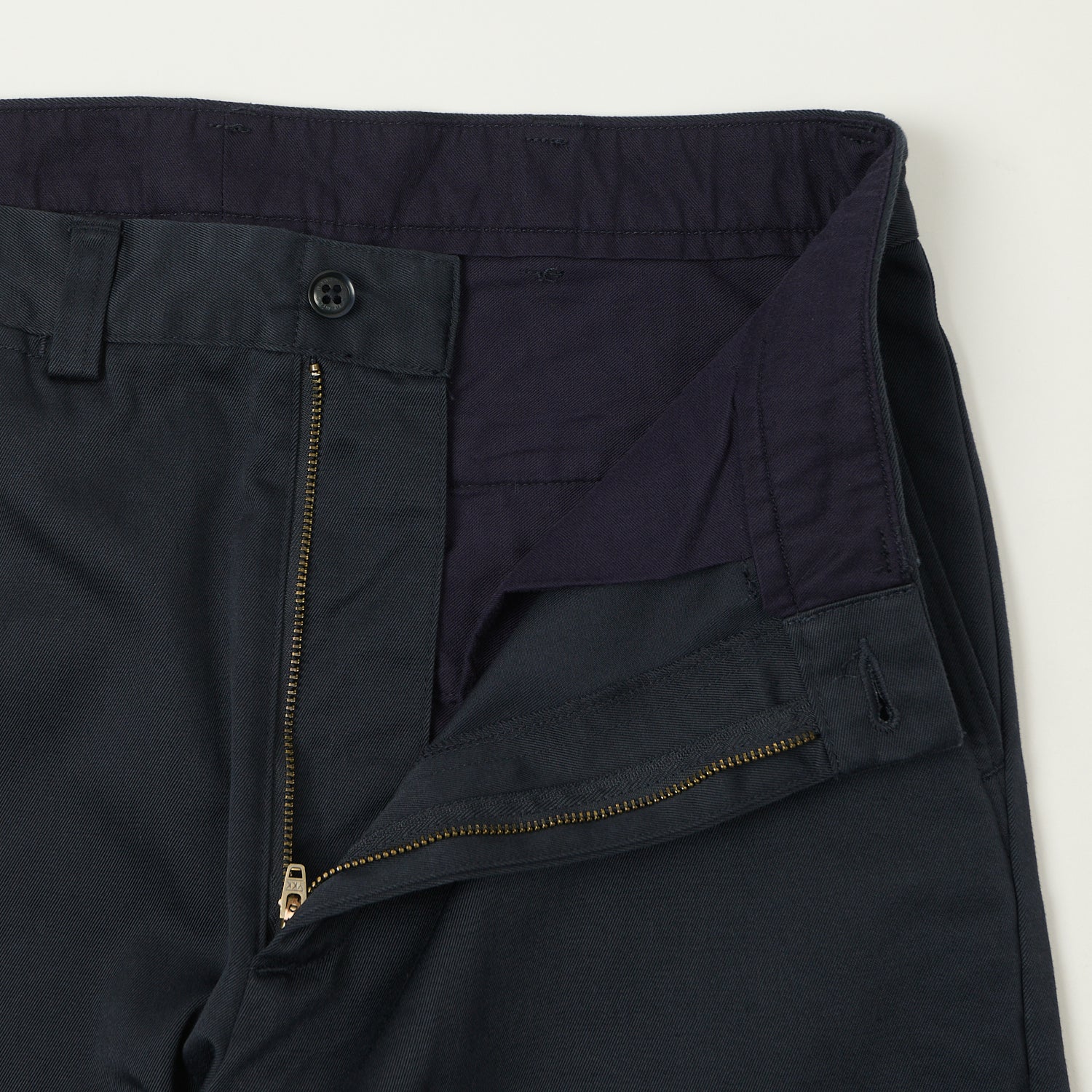 Nanamica Wide Straight Chino Pants - Navy - Image 4
