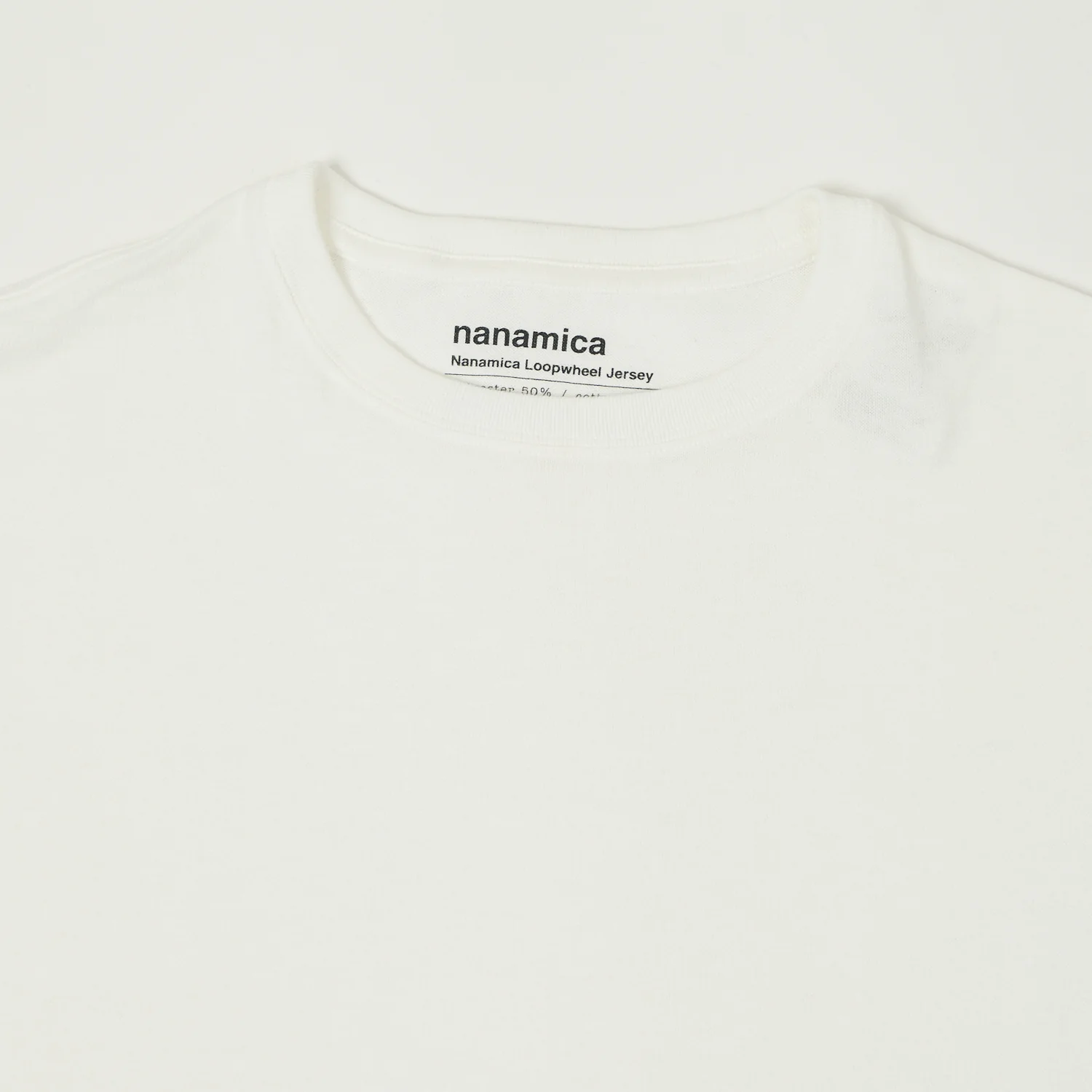 Nanamica Loopwheel Coolmax Jersey T-Shirt - White - Image 2