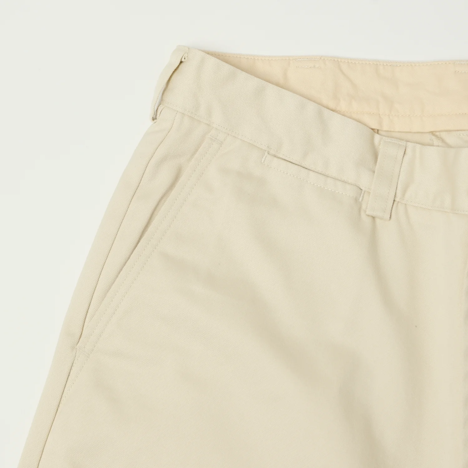 Nanamica Wide Straight Chino Pants - Dry Sand - Image 3