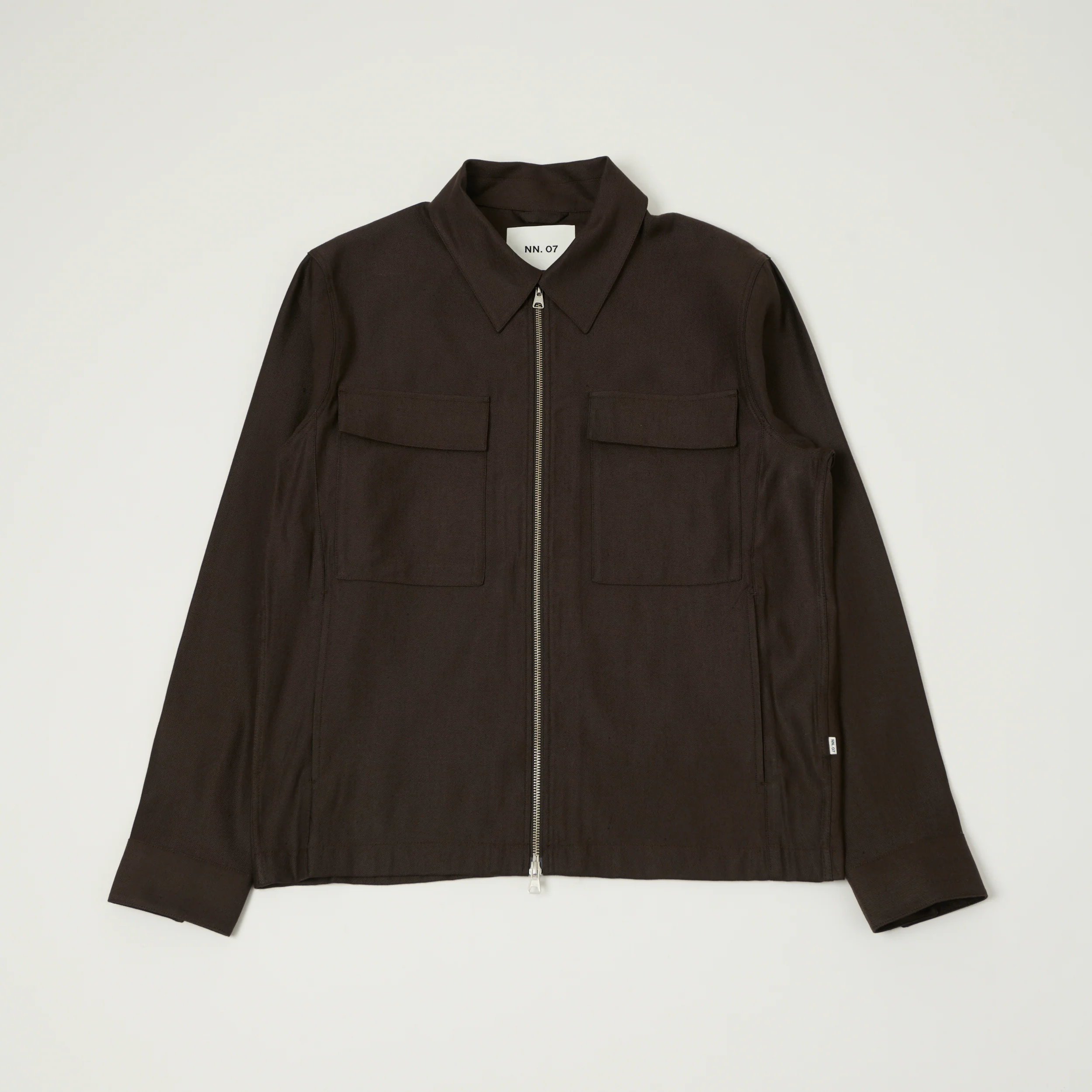 NN07 'Alban' Technical Sports Jacket - Deep Truffle