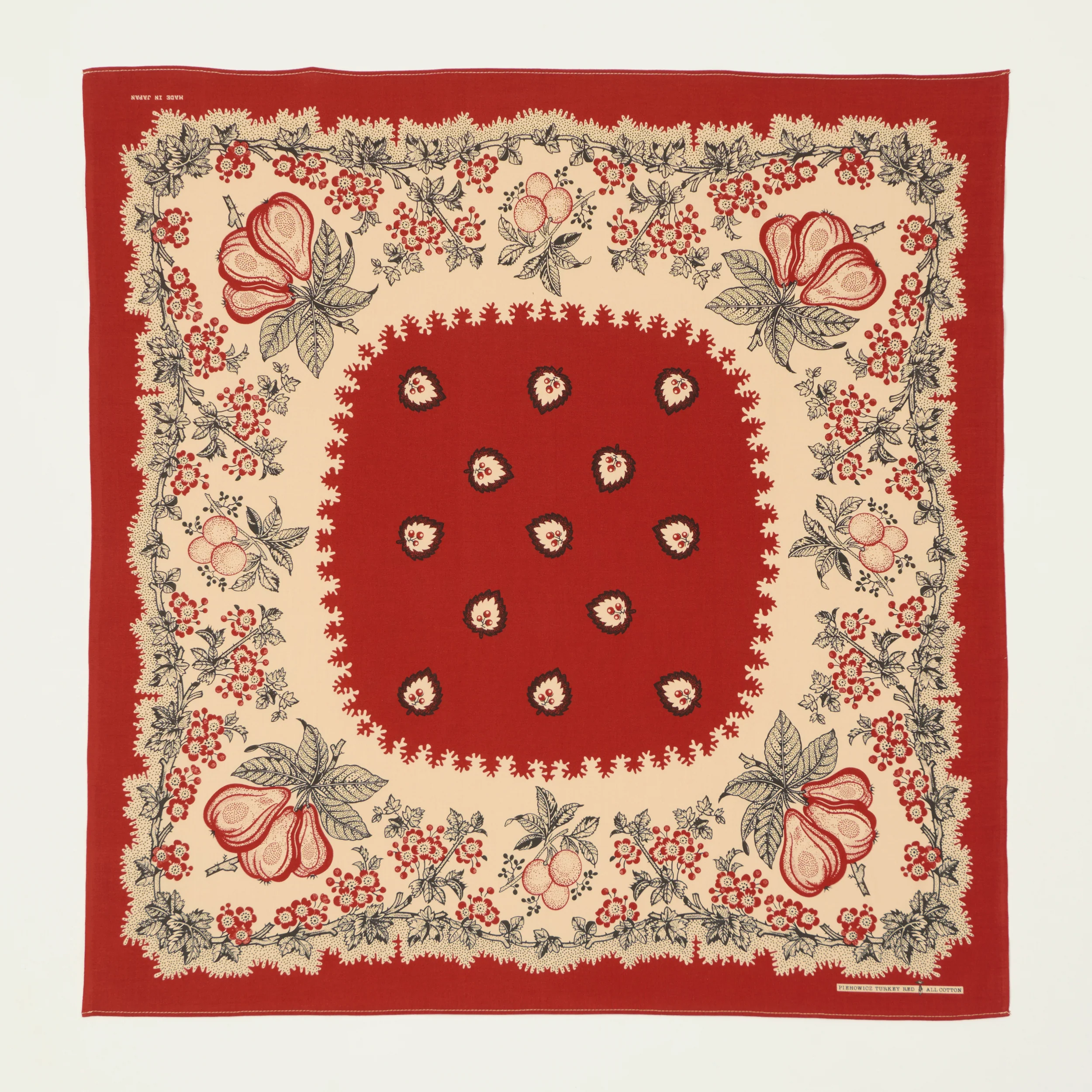 One Ear Brand 'Poire' Bandana - Barn Red