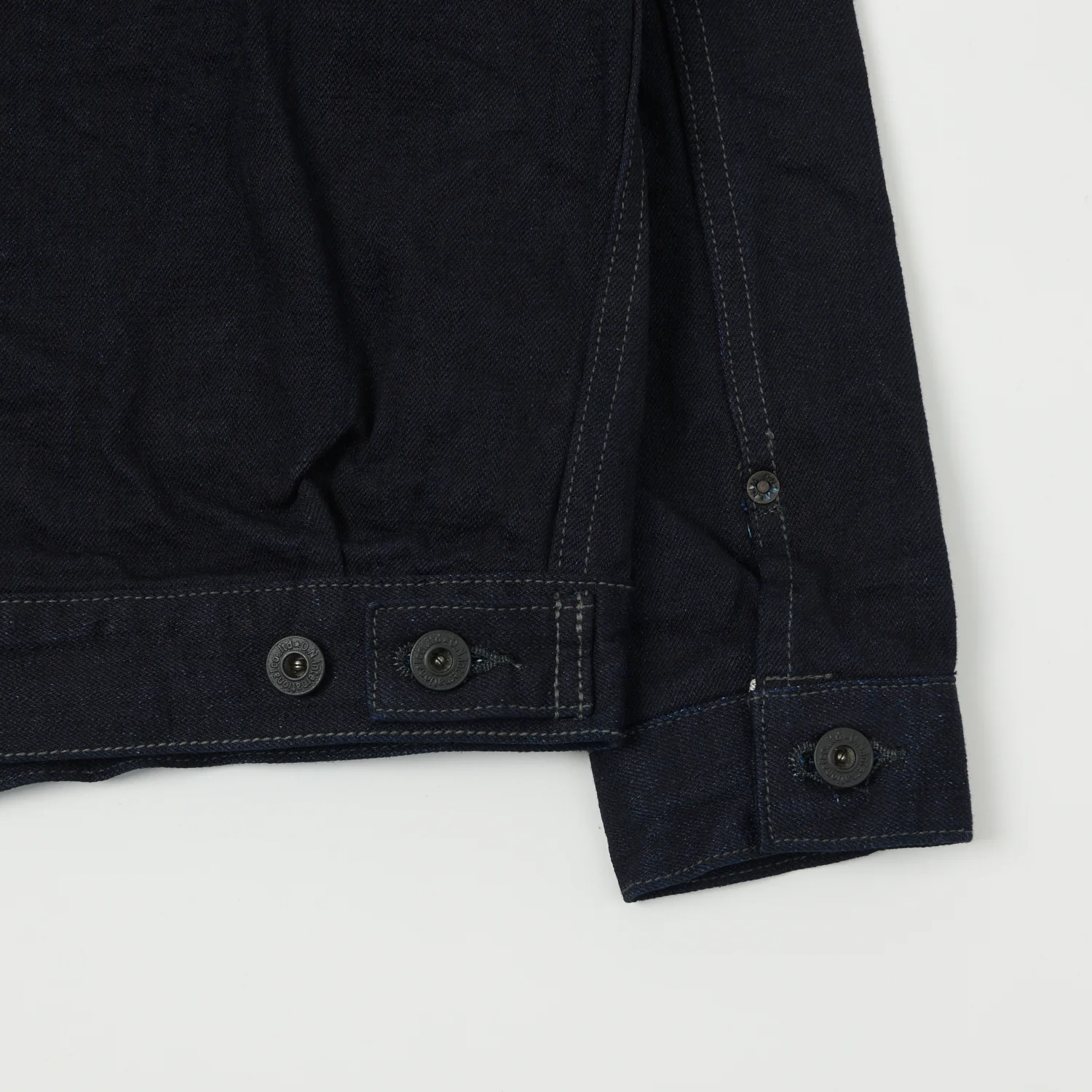 ONI Denim 02516P-14BLK Type II Denim Jacket - One Wash - Image 5