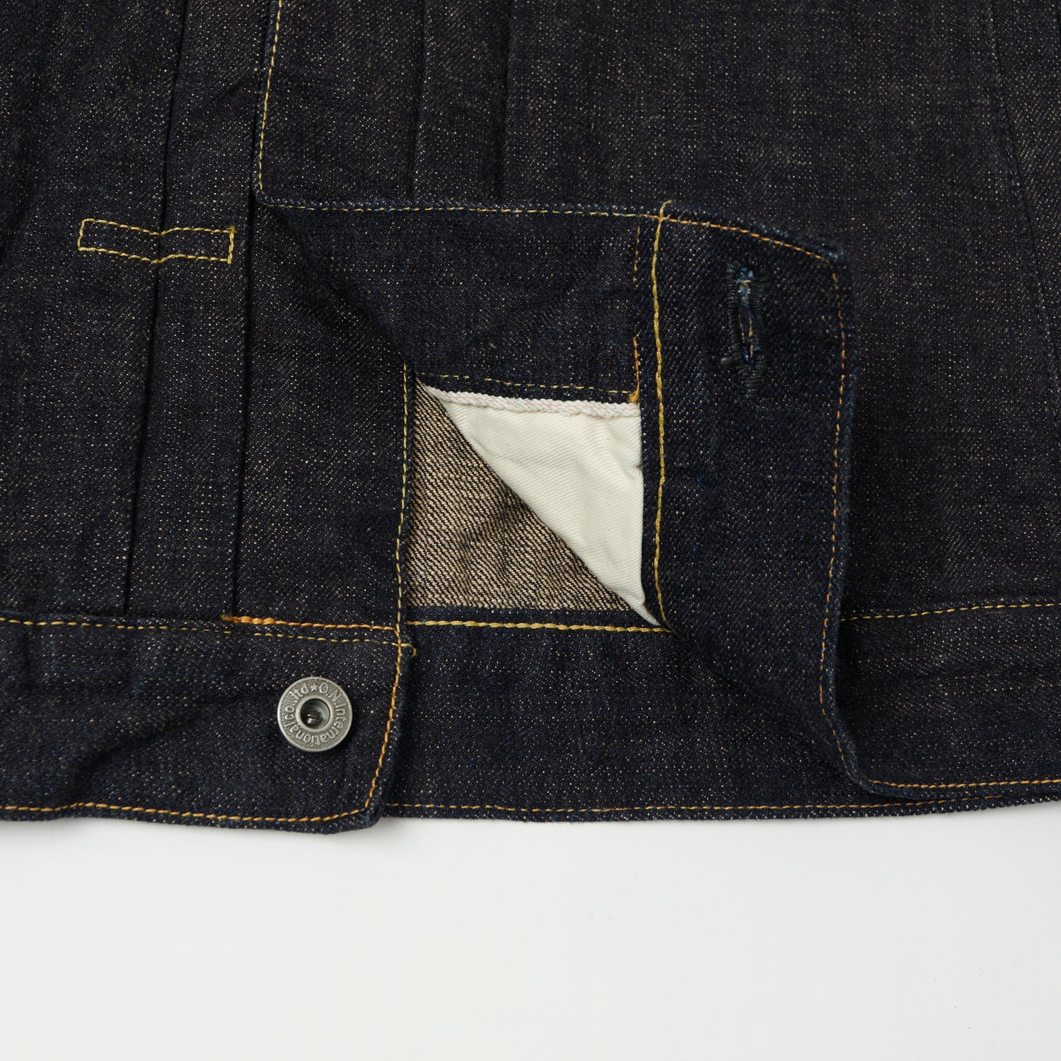 ONI Denim 02516P-14KBE Type II Denim Jacket - Rinsed - Image 4