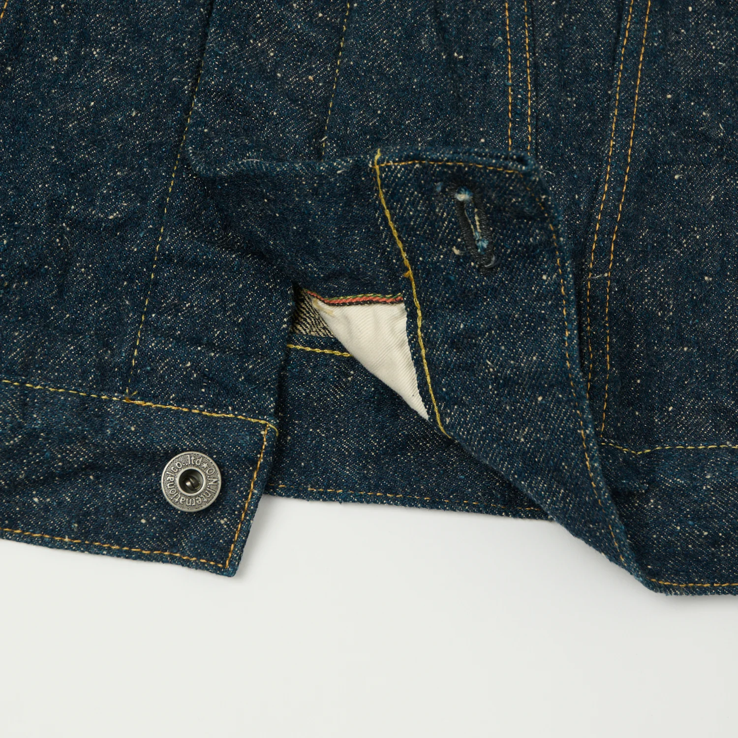 ONI Denim 02527P-CCD 'Crushed Concrete Kabuki' 15oz Type III Denim Jacket - One Wash - Image 4