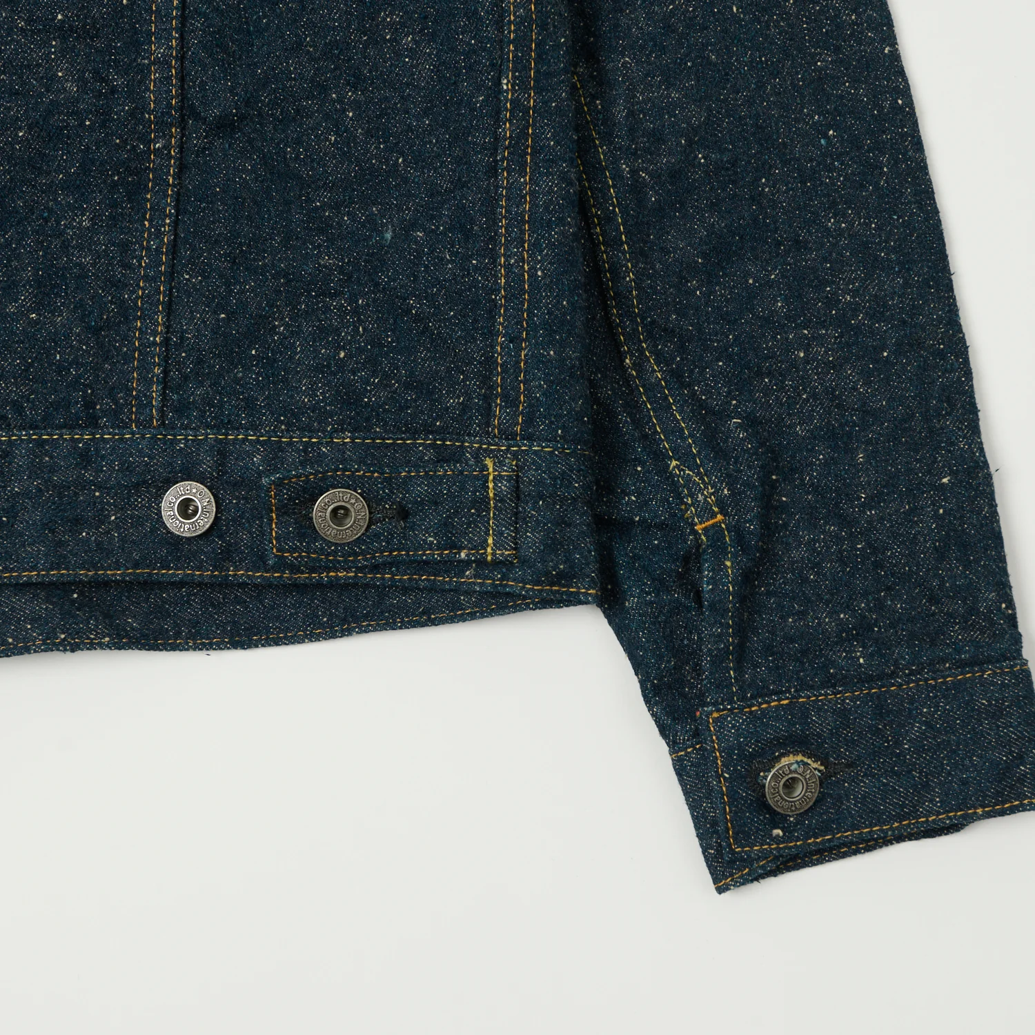 ONI Denim 02527P-CCD 'Crushed Concrete Kabuki' 15oz Type III Denim Jacket - One Wash - Image 6