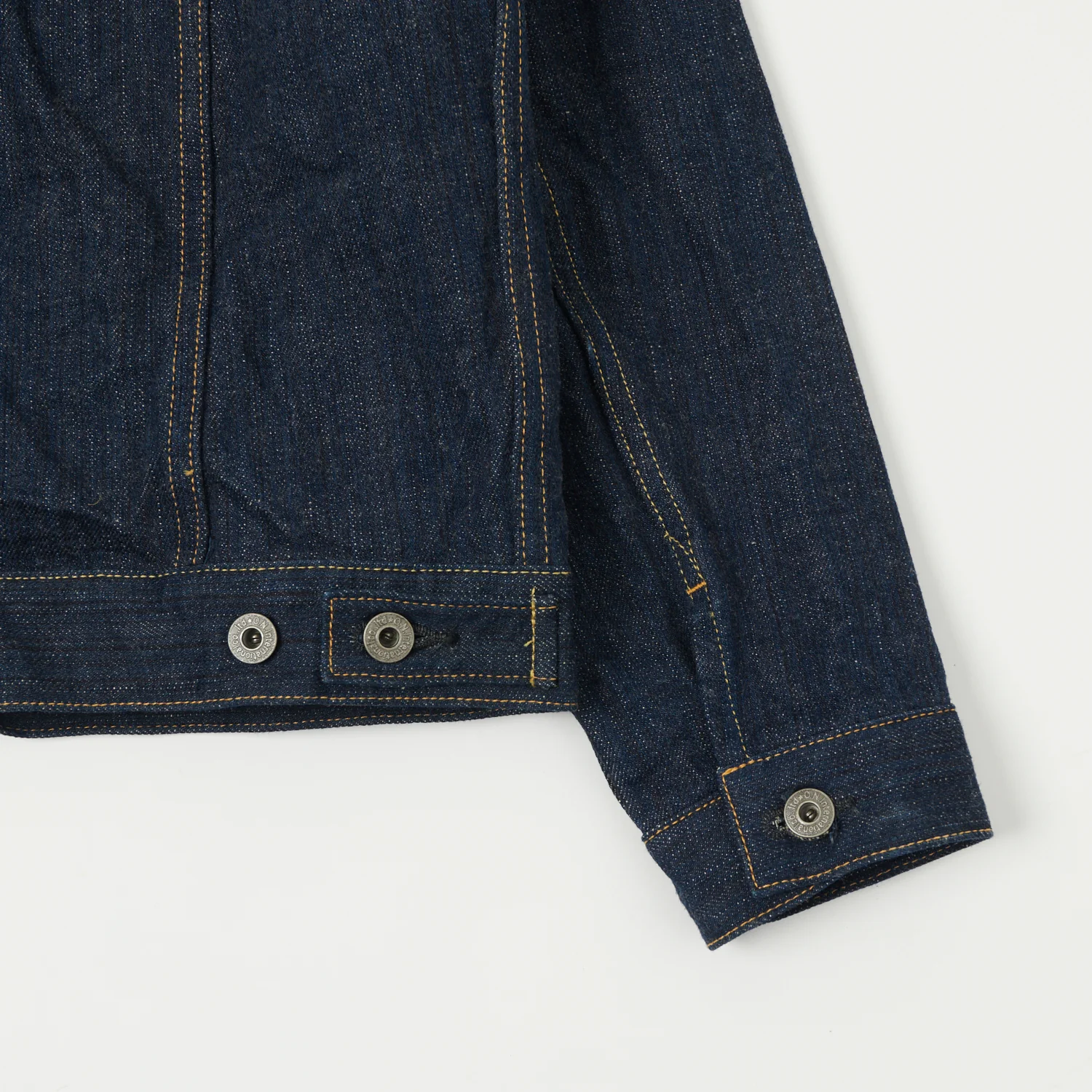 ONI Denim 02527P Kiwami 16oz Type III Denim Jacket - One Wash - Image 4