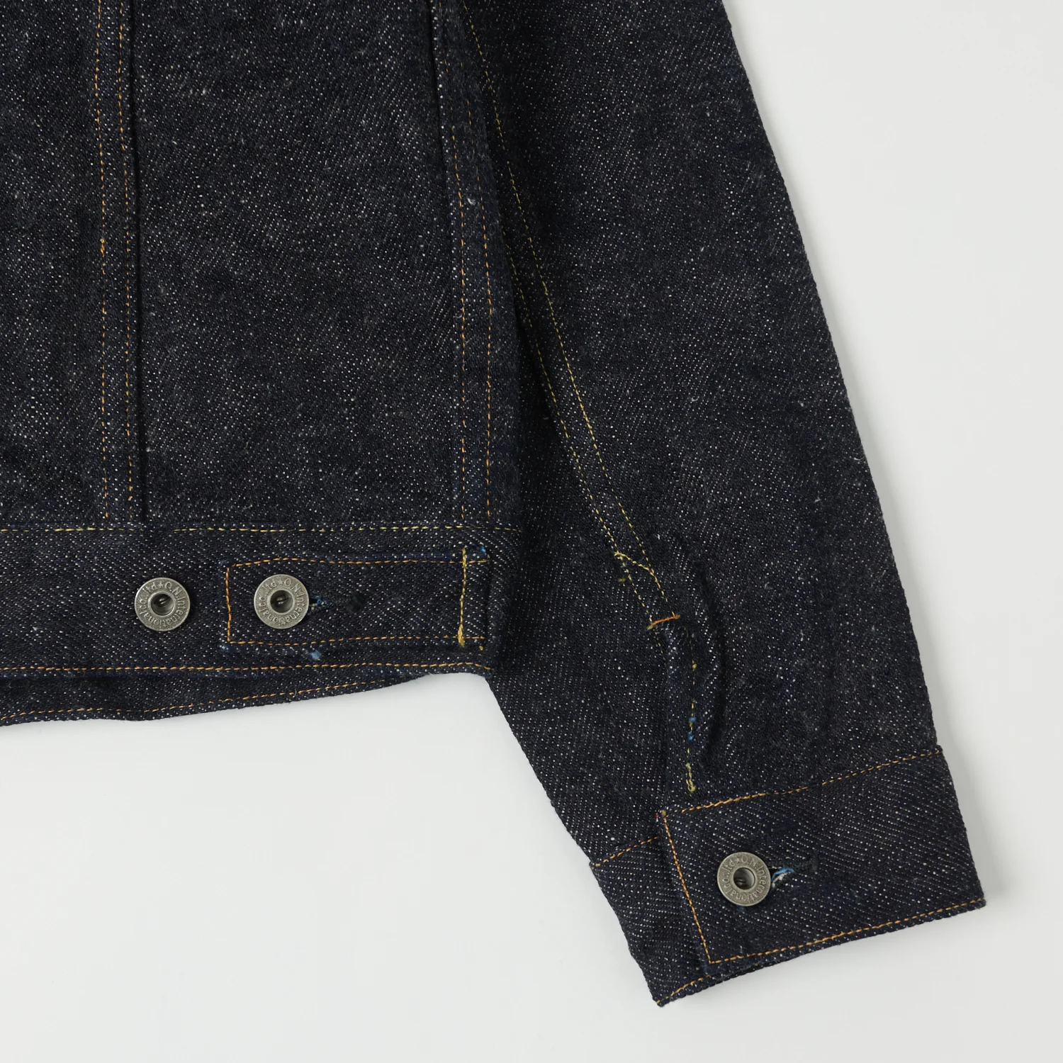 ONI Denim 02527P-DIZR 20oz 'Dark Indigo 'Secret Denim' Type-III Pocket Denim Jacket - One Wash - Image 5
