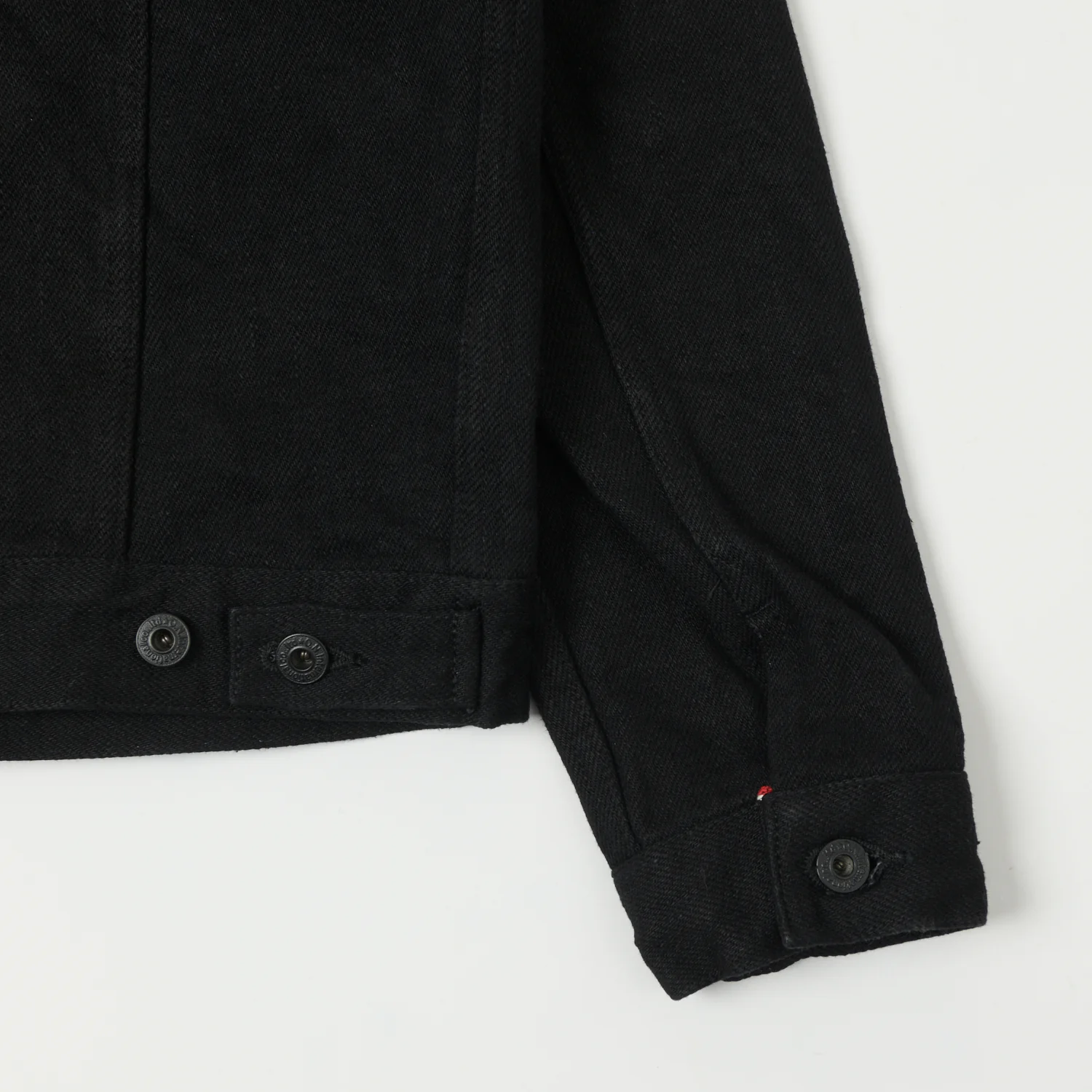ONI Denim 02527P-ZR-BKBK Secret Denim Type III Denim Jacket - Black One Wash - Image 5
