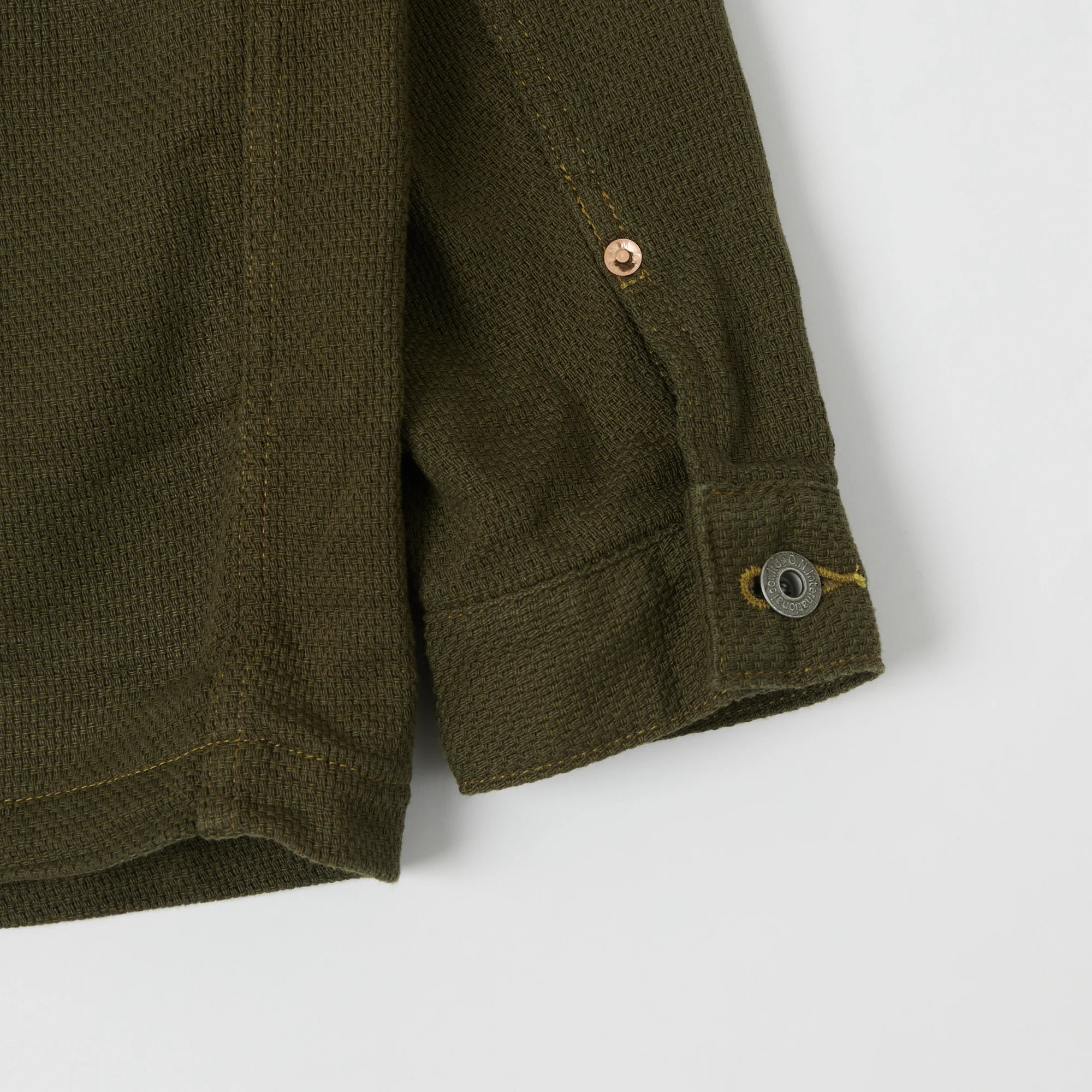ONI Denim 03100HOX-OLV Work Jacket - Olive - Image 4