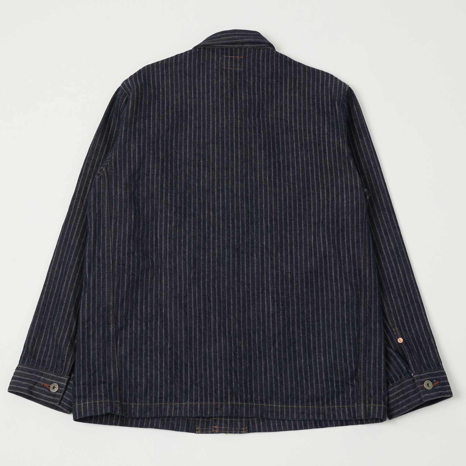 ONI Denim 03101-HJS 12oz Drop Needle Coverall Jacket - One Wash - Image 8
