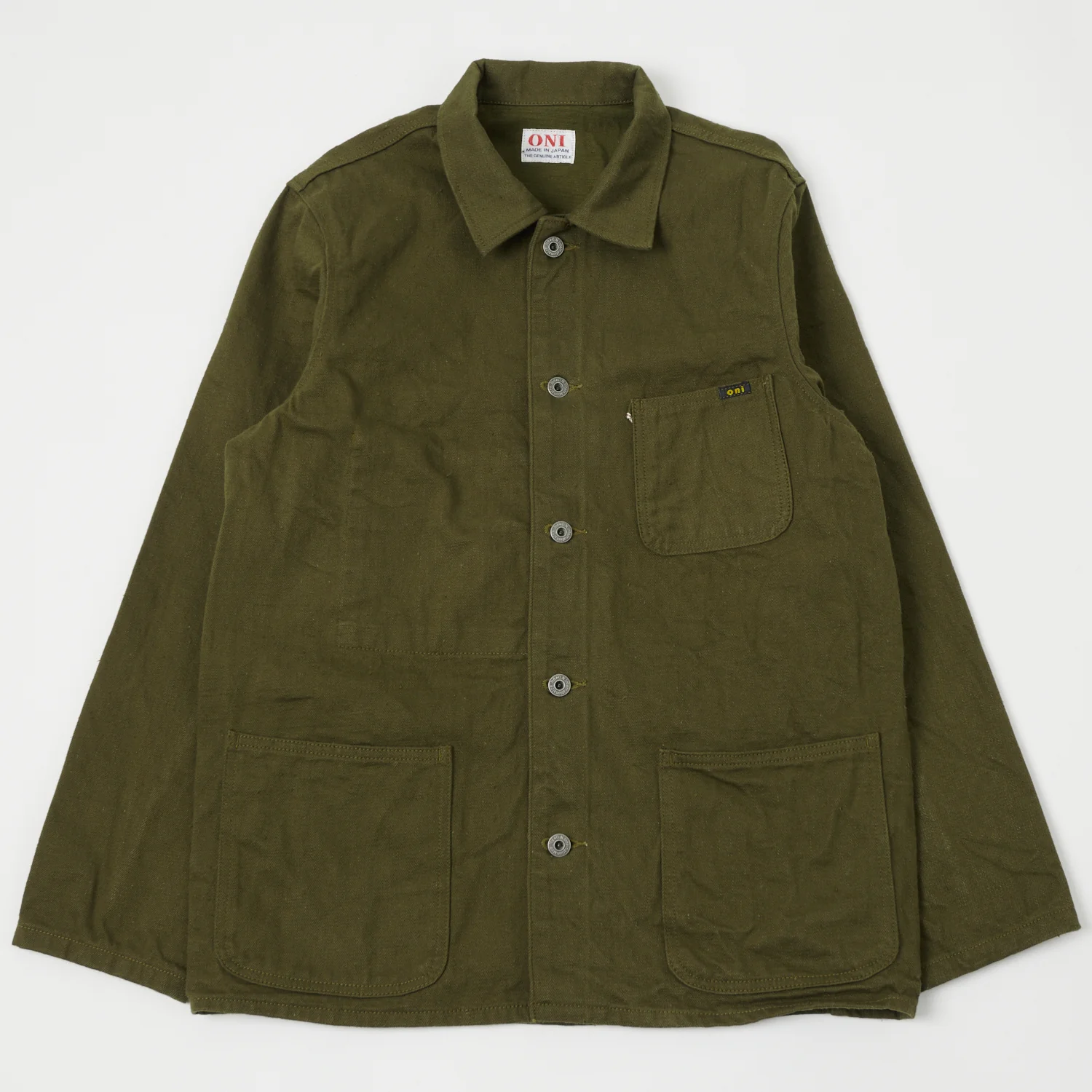 ONI Denim 03501-DKOLSF Sulfur Coverall Jacket - Dark Olive