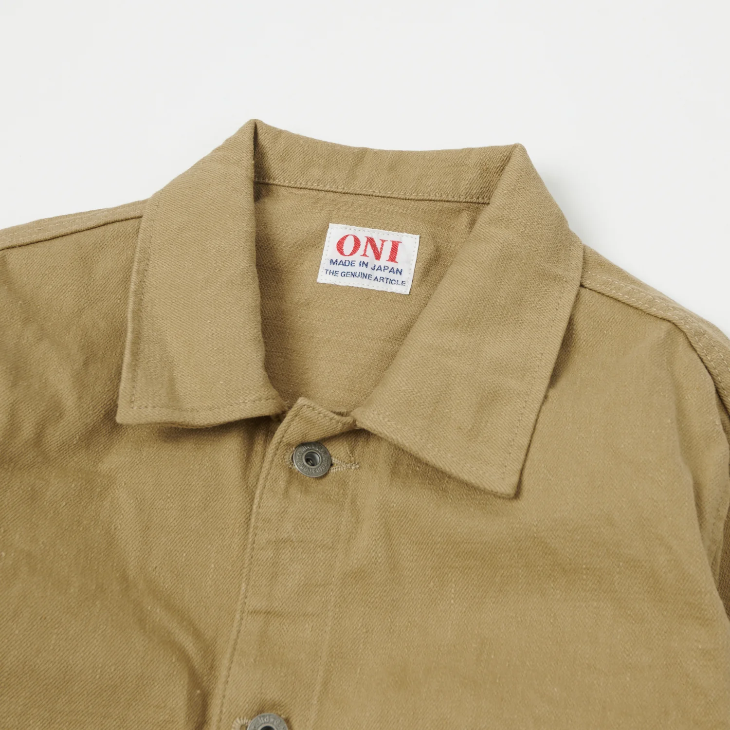 ONI Denim 03501-KHBESF Sulfur Coverall Jacket - Khaki Beige - Image 2
