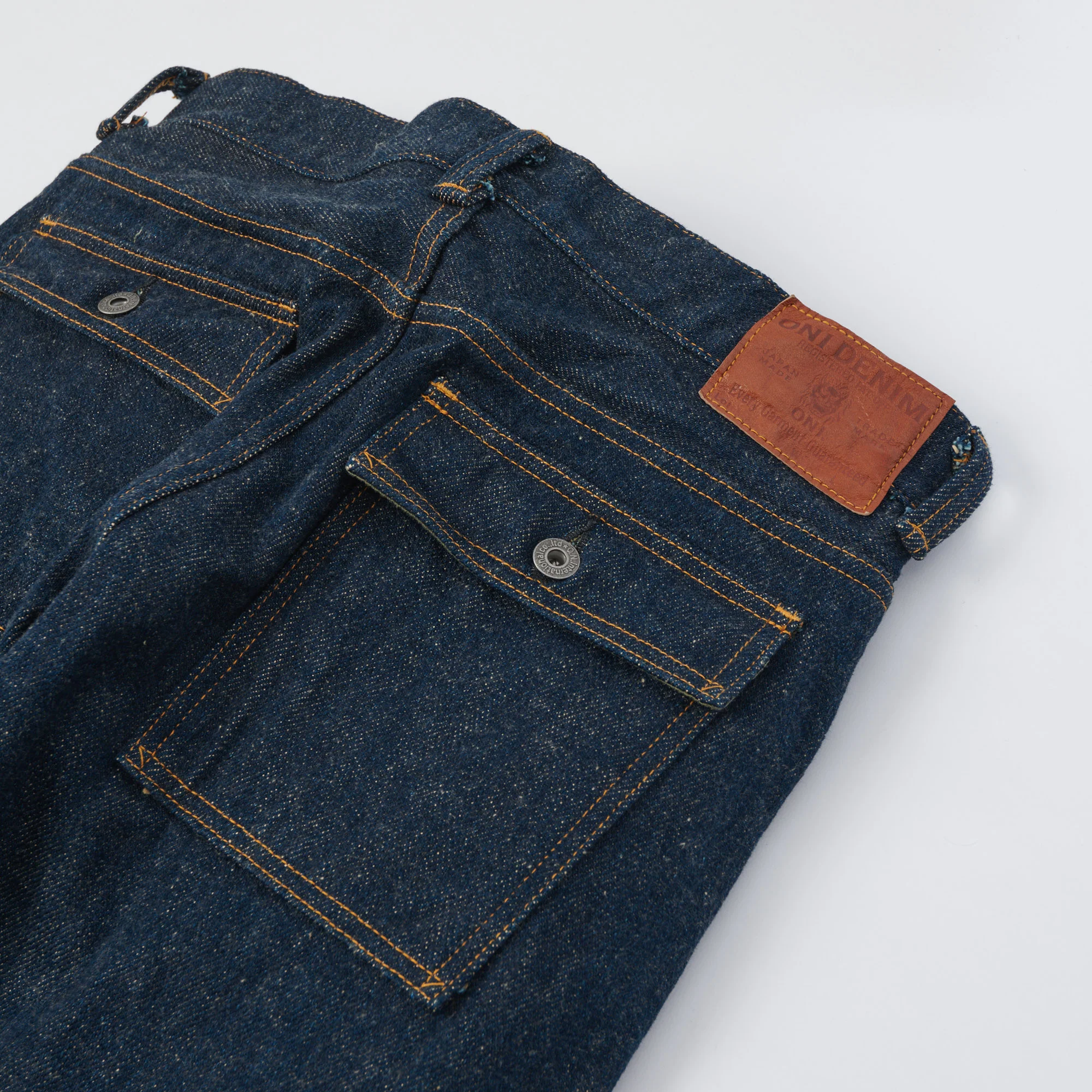ONI Denim 107ZR 20oz 'Secret Denim' Regular Tapered Bush Pant - One Wash - Image 5