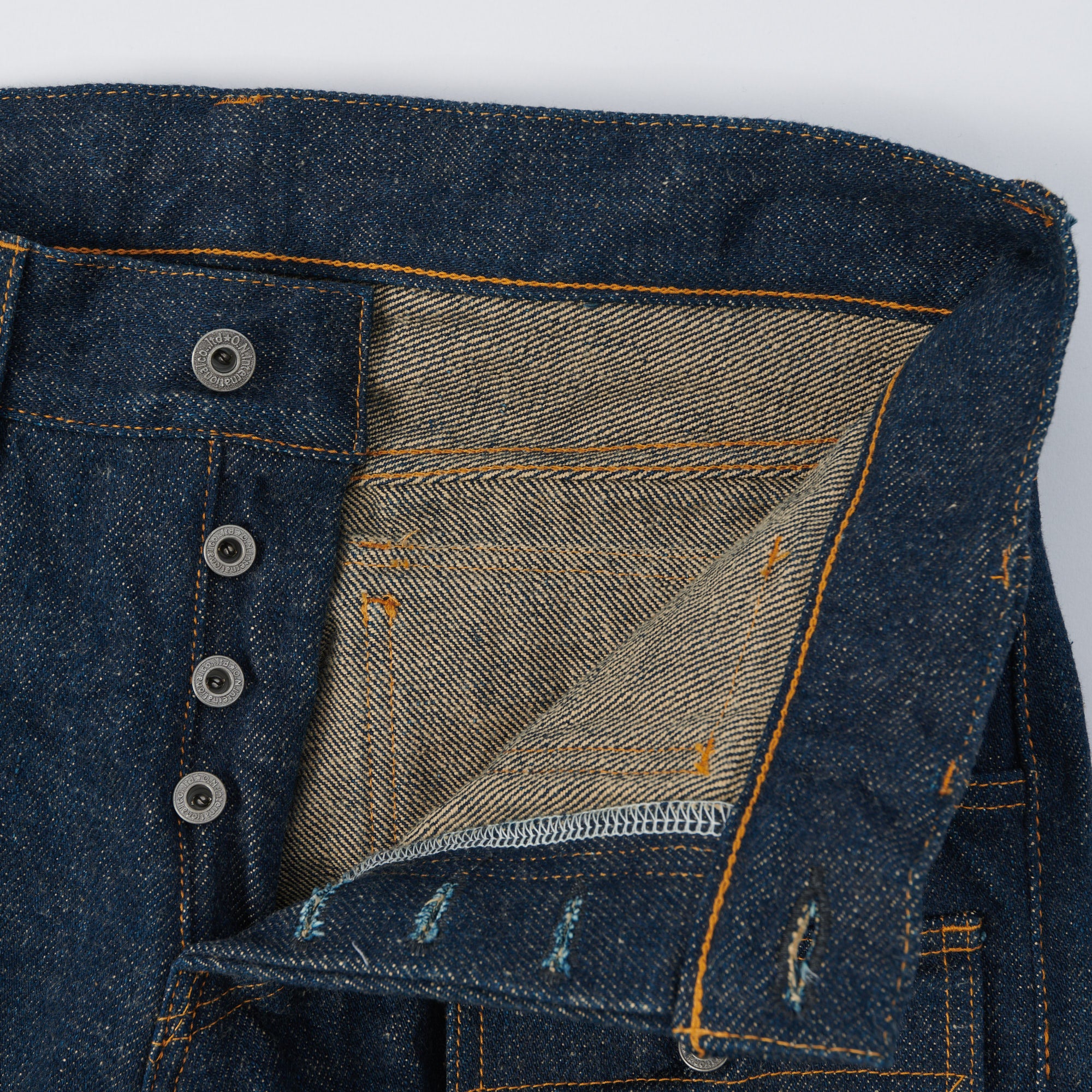 ONI Denim 107ZR 20oz 'Secret Denim' Regular Tapered Bush Pant - One Wash - Image 7