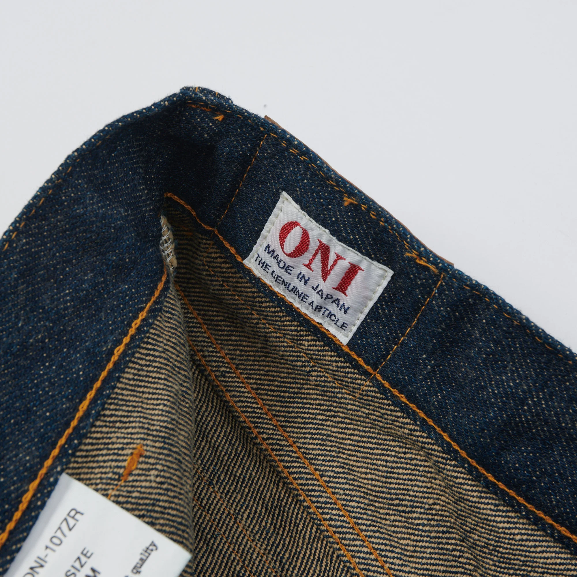 ONI Denim 107ZR 20oz 'Secret Denim' Regular Tapered Bush Pant - One Wash - Image 8