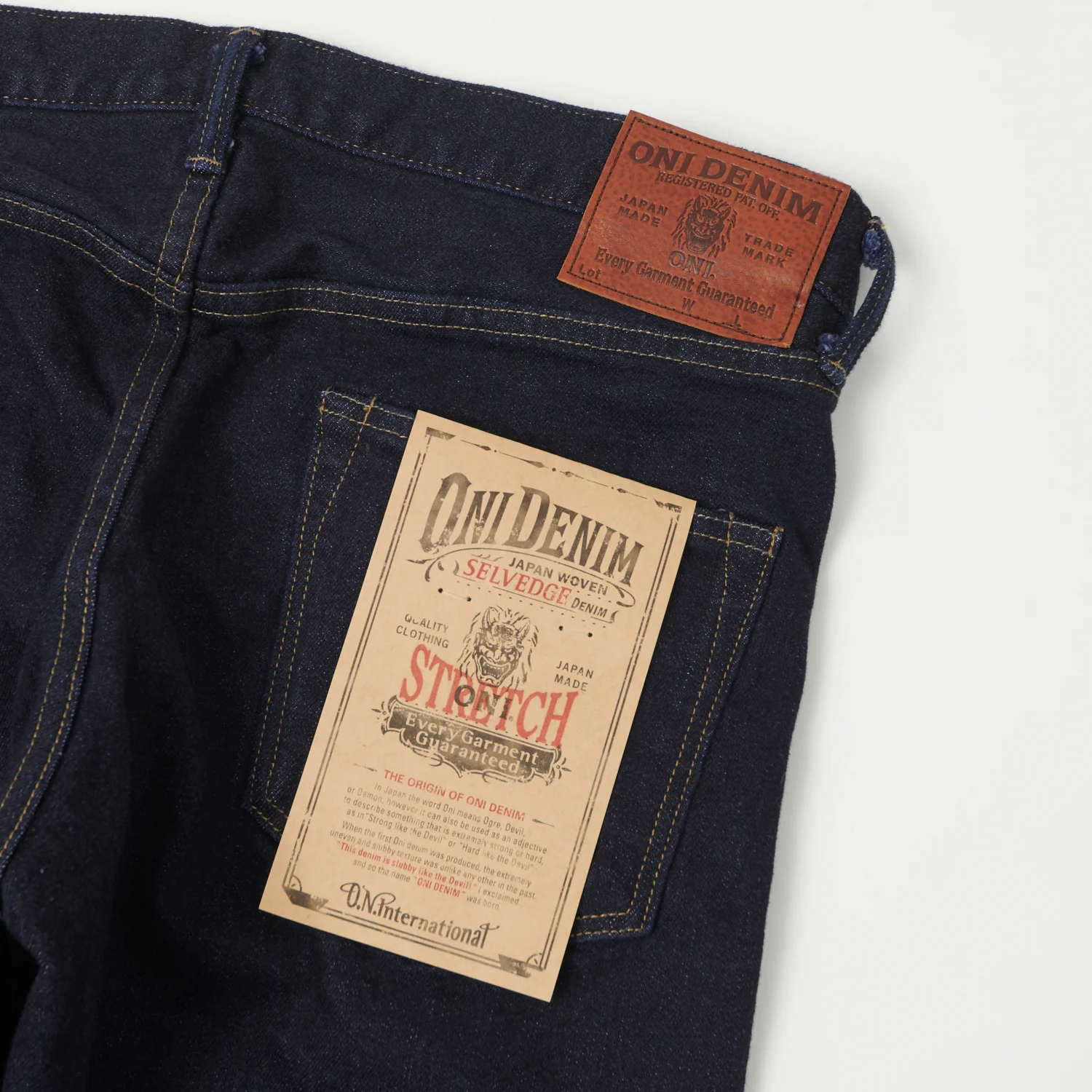 ONI Denim 122S 15oz Slim Tapered Stretch Jean - Violet One Wash - Image 2