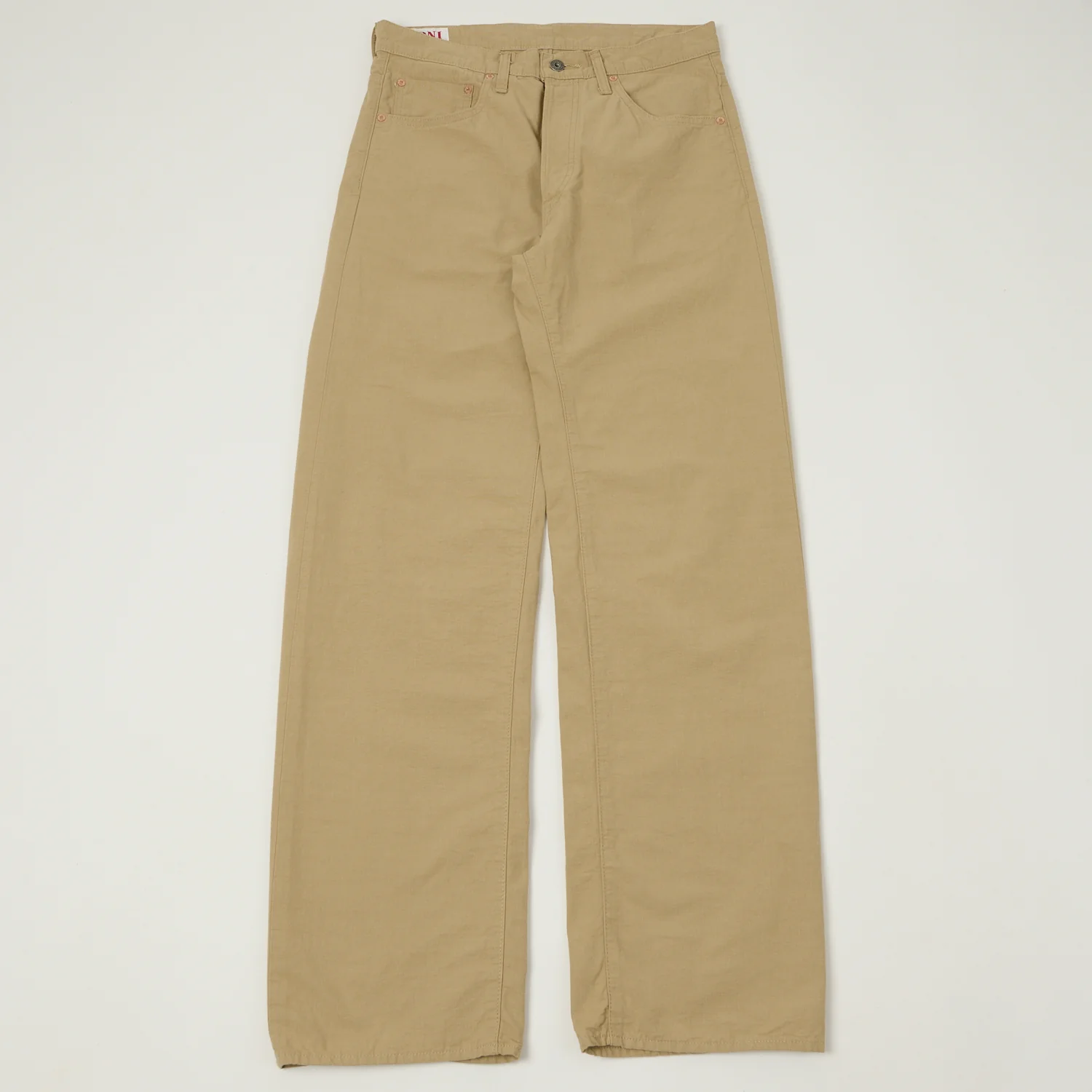 ONI Denim 200-8BE 8oz 'Beta Chambray' Wide Straight Jean - Beige