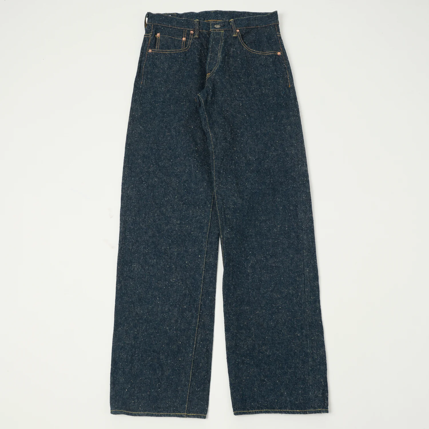 ONI Denim 200-CCD Kabuki 'Crushed Concrete Denim' 15oz Wide Straight Jean - One Wash