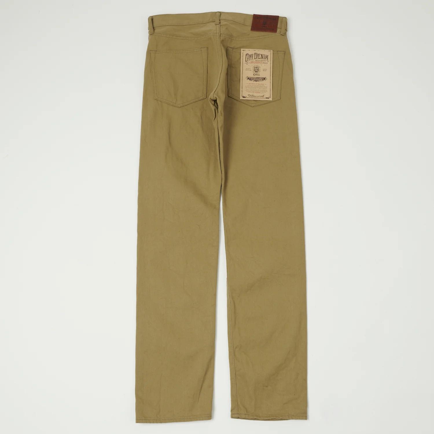 ONI Denim 206-BRD 'British Drill' Neat Loose Straight Jean - Tan One Wash - Image 6