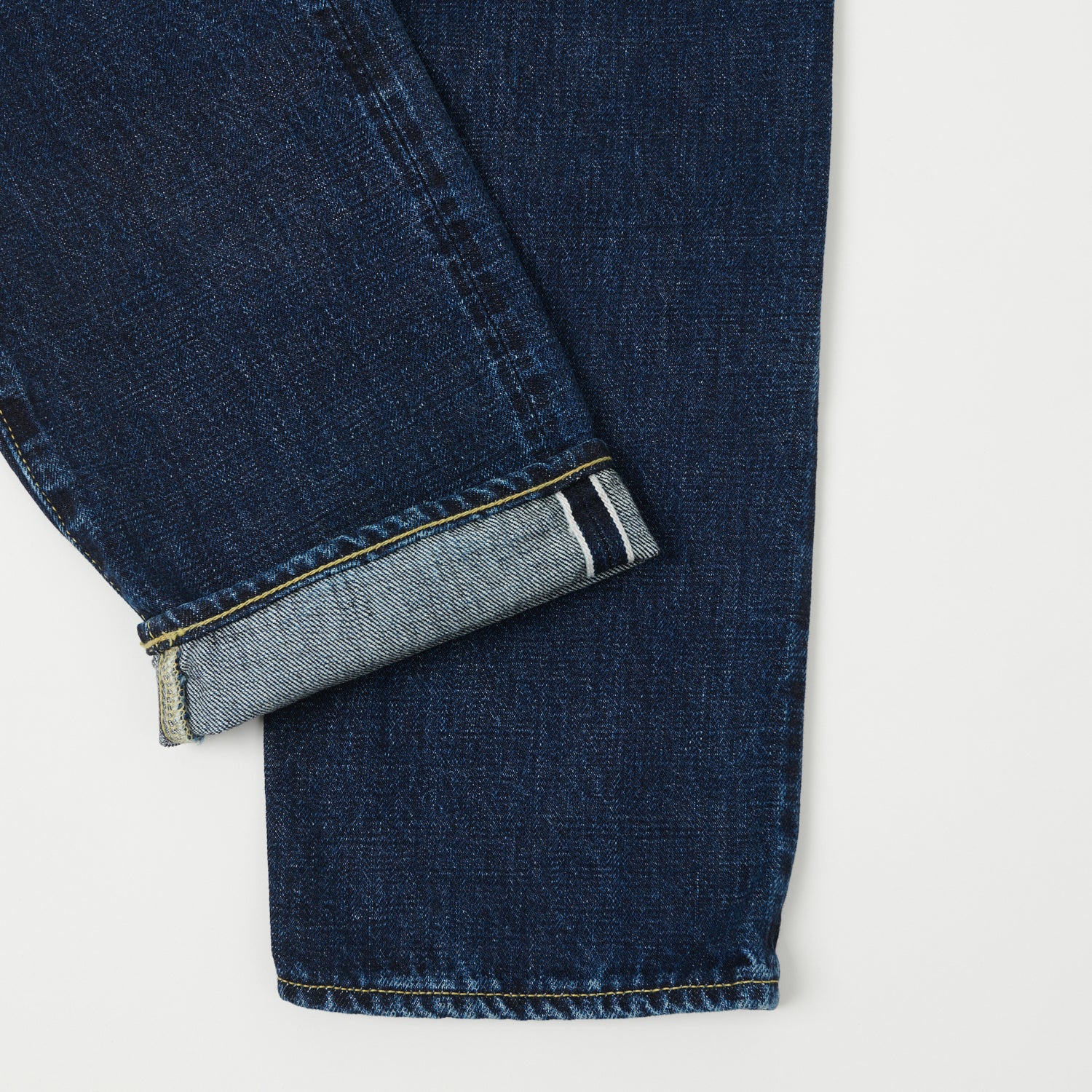 ONI Denim 240 Low Tension 15oz Regular Tapered Jean - 6 Month Used Dark Wash - Image 3