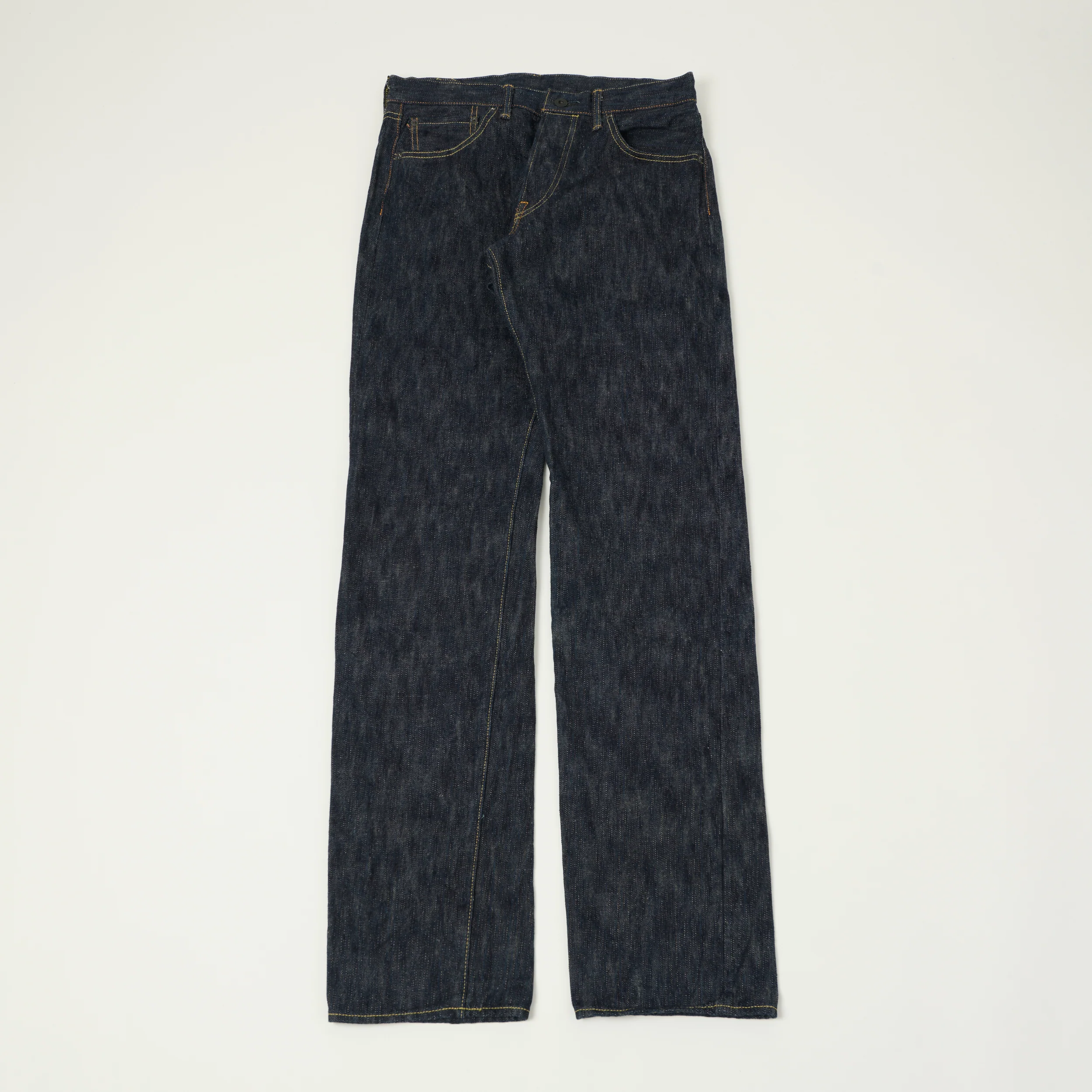 ONI Denim 245NIKHN Natural Indigo Kihannen 18oz Relaxed Tapered Jean - One Wash