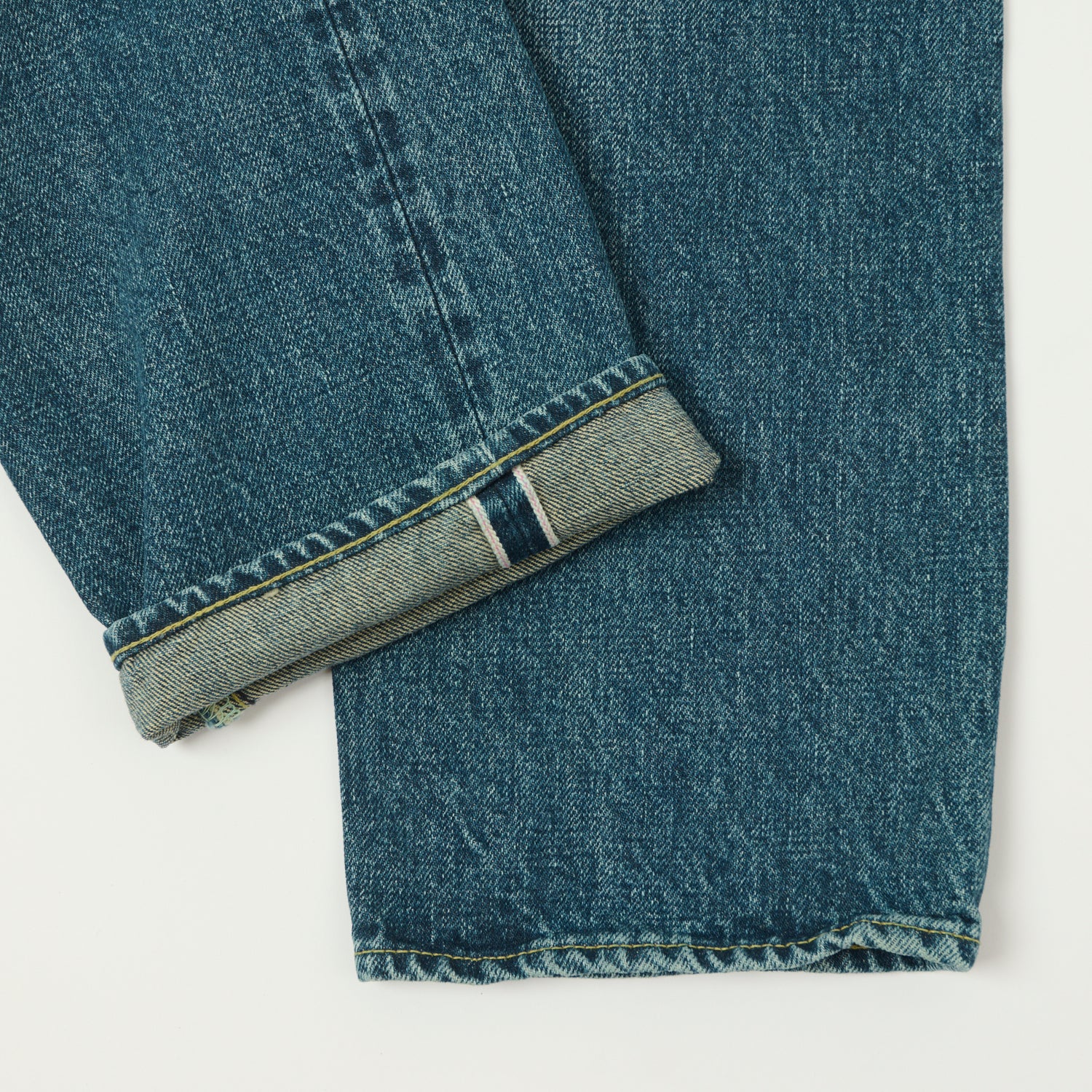 ONI Denim 246 Ishikawadai 15oz Relaxed Tapered Jean - Used Wash - Image 3