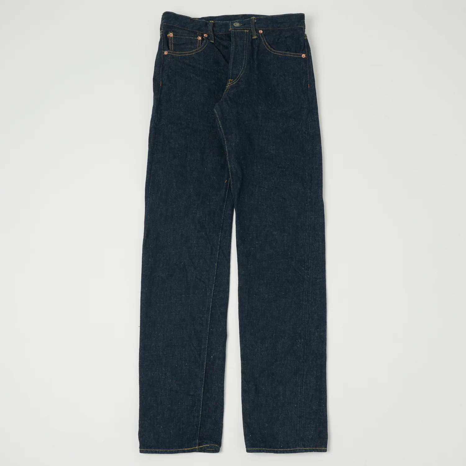ONI Denim 246ZR-KABEG 20oz Secret Denim Kabuki Emi Relaxed Tapered Jean - One Wash