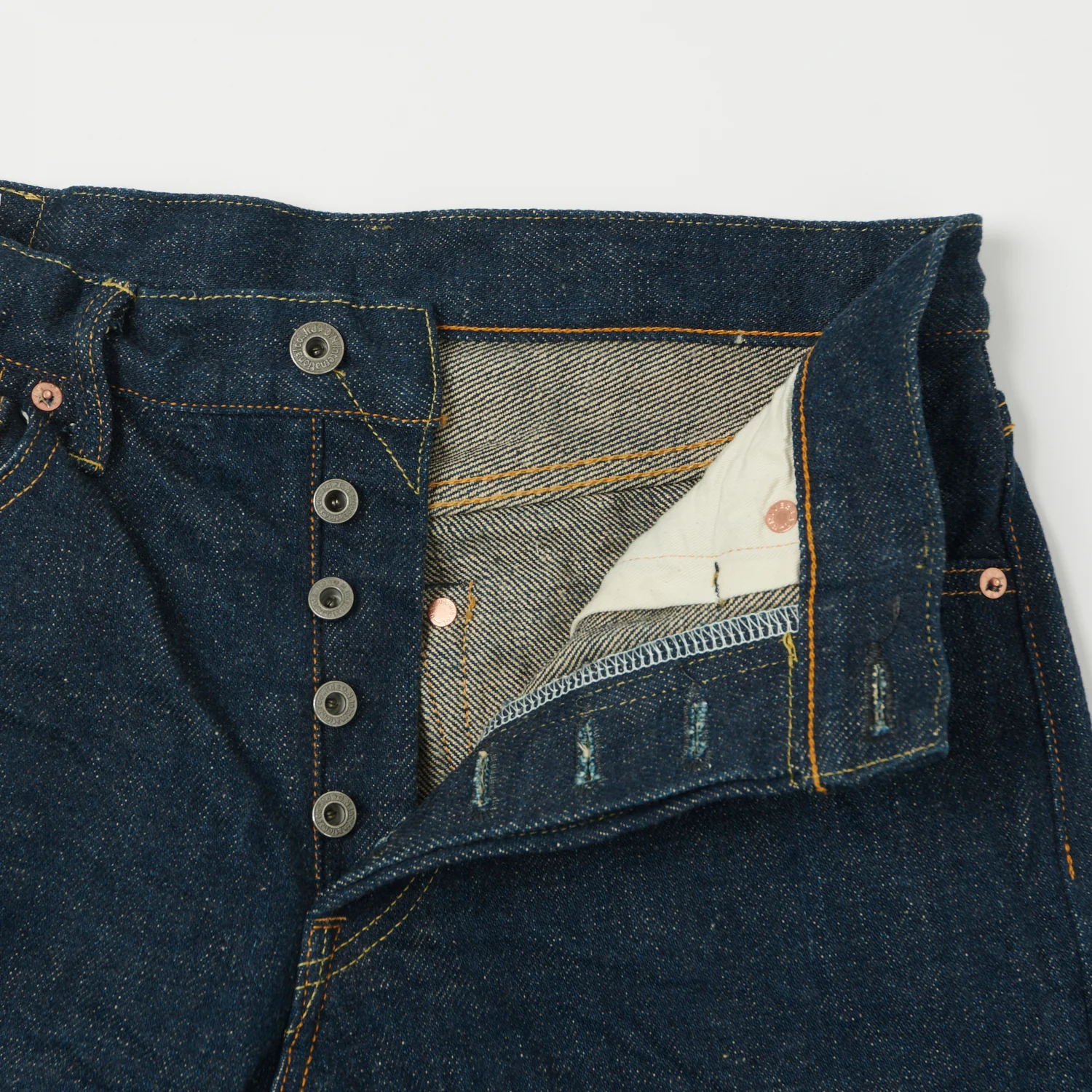 ONI Denim 246ZR-KABEG 20oz Secret Denim Kabuki Emi Relaxed Tapered Jean - One Wash - Image 4