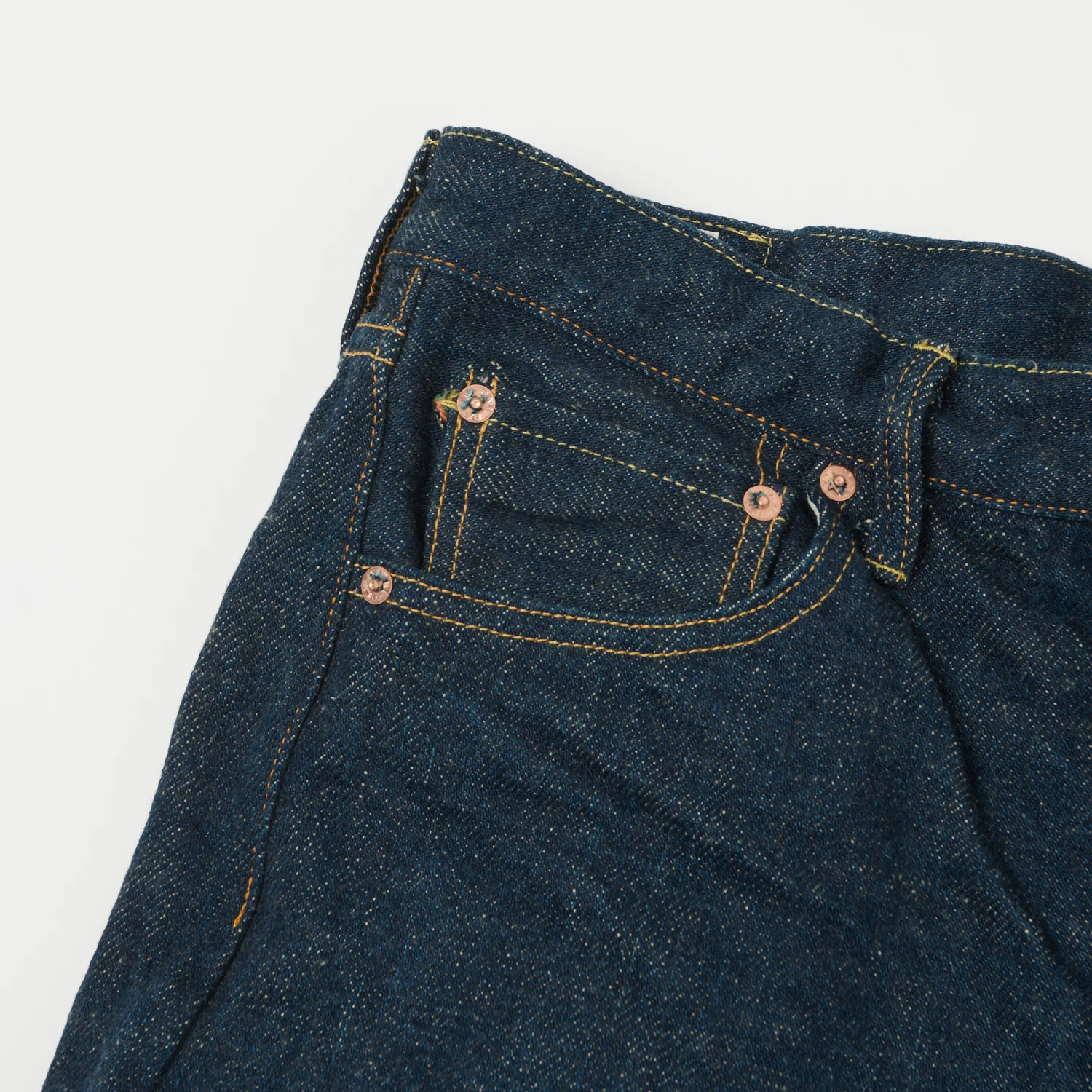 ONI Denim 246ZR-KABEG 20oz Secret Denim Kabuki Emi Relaxed Tapered Jean - One Wash - Image 5