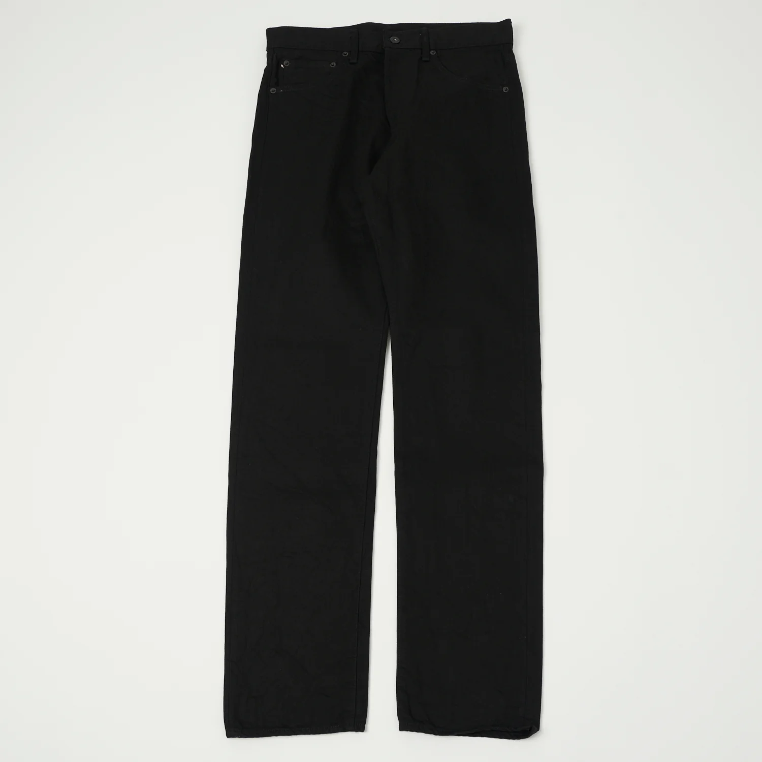 ONI Denim 286-13BK 13oz Regular Straight Jean - Black One Wash