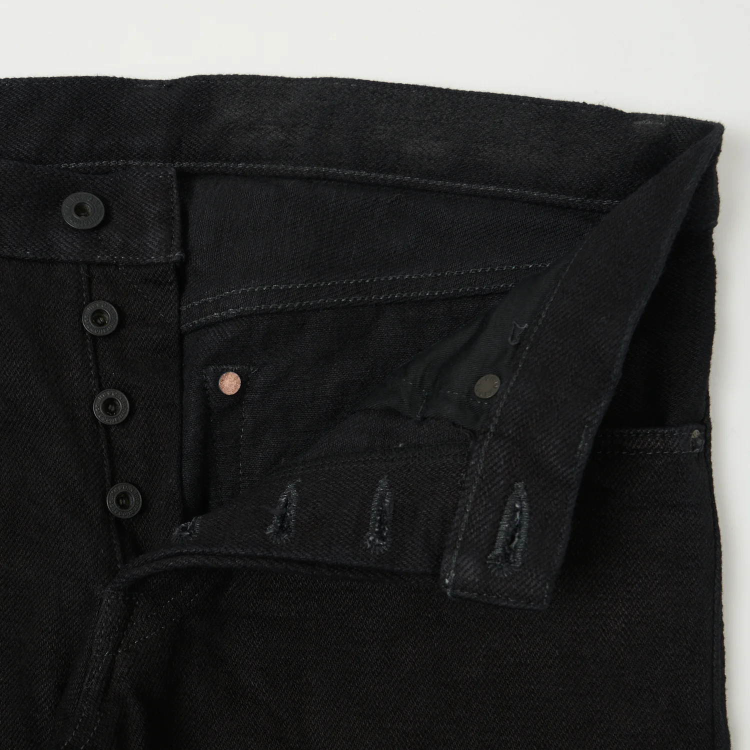 ONI Denim 506 AIZUMIxBLACK 20oz Slim Tapered Jean - One Wash - Image 4