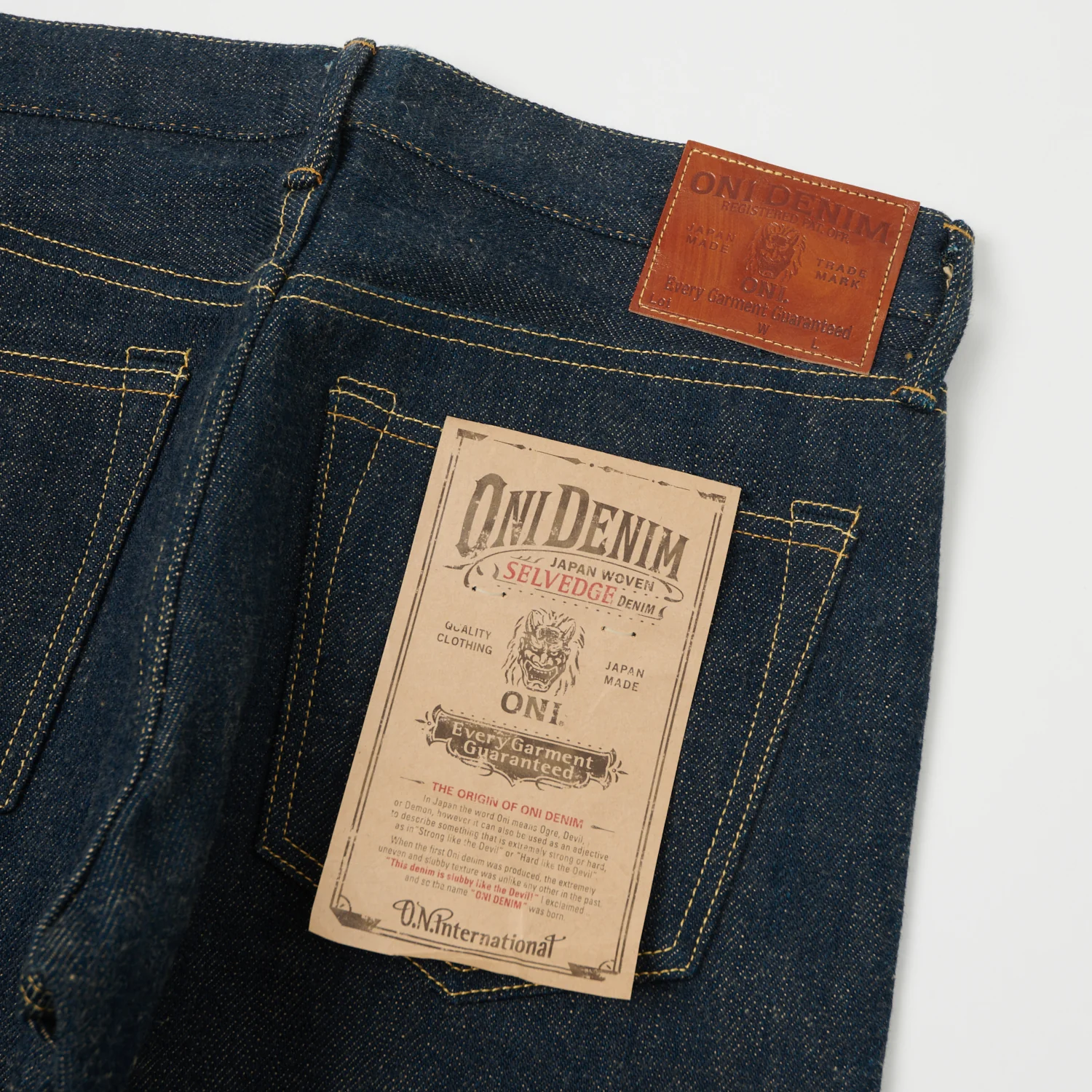 ONI Denim 506ZR 20oz 'Secret Denim' Slim Tapered Jean - Raw - Image 4