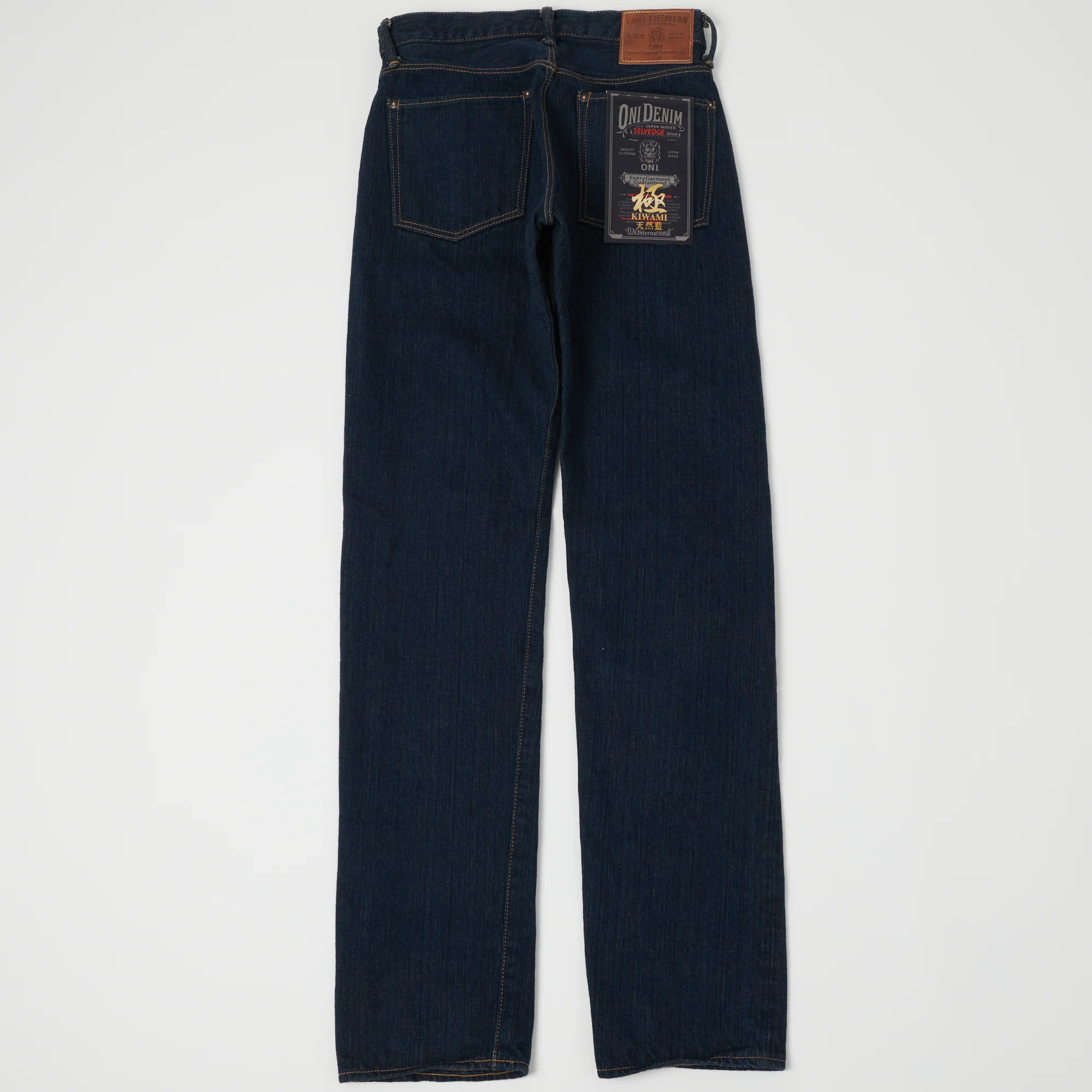 ONI Denim 510SHM 'Kiwami' Semi Hand Made 16oz Natural Indigo Slim Straight Jean - Dark Wash - Image 3