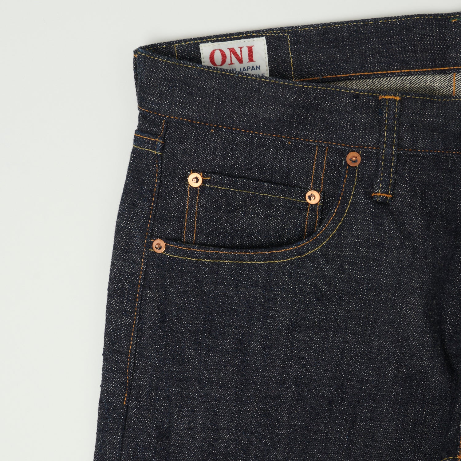 ONI Denim 512XX 16.5oz Slim Straight Jean - Raw - Image 6
