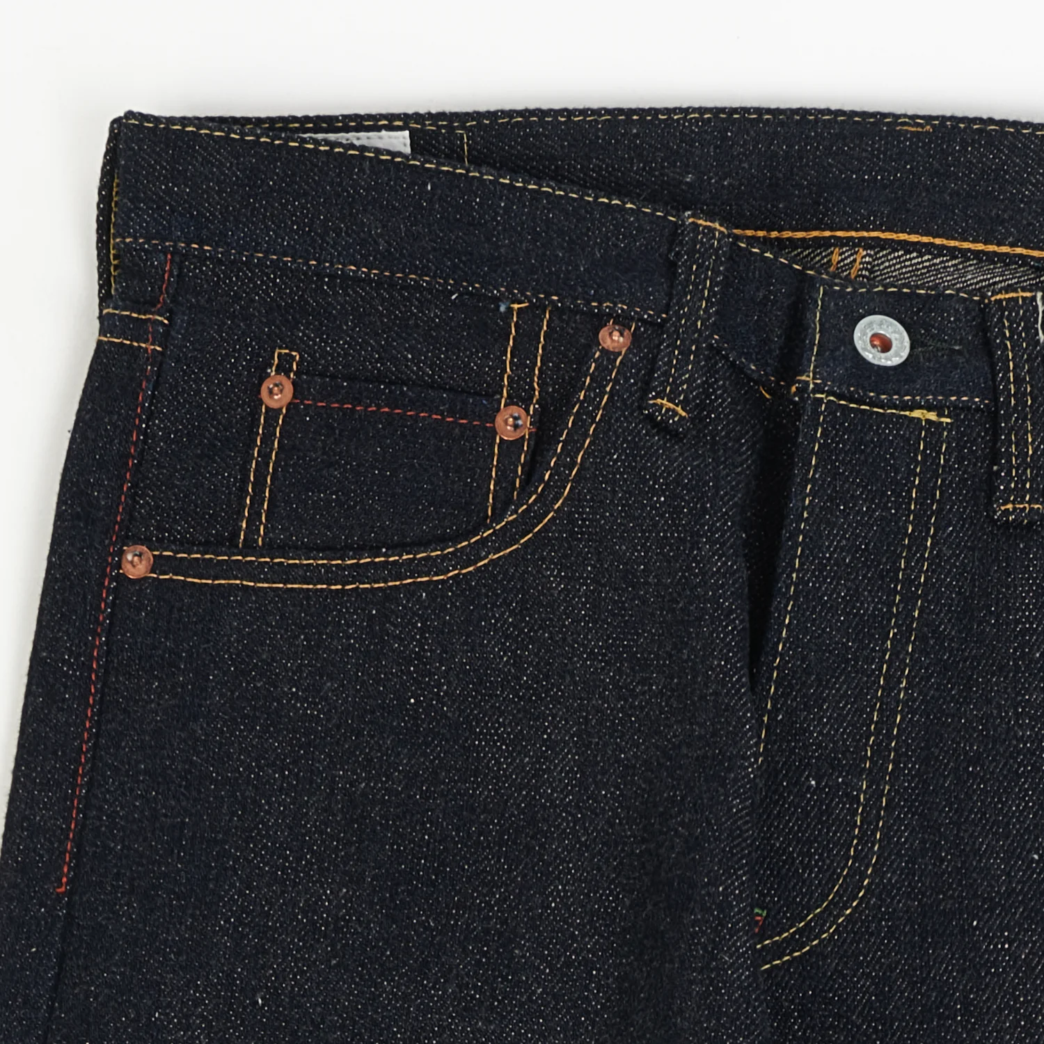 ONI Denim 546 22oz Natural Indigo Slim Straight Jeans - Raw - Image 4