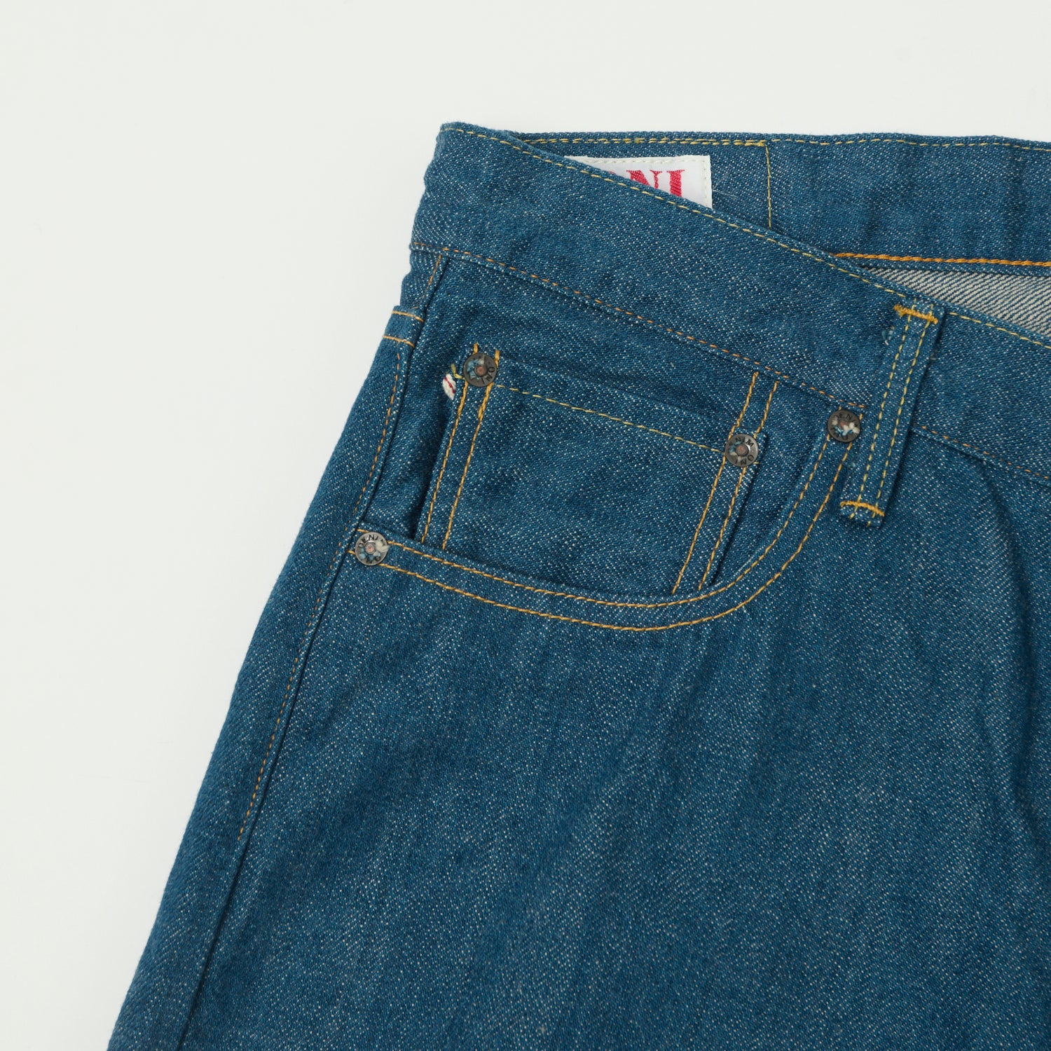 ONI Denim 570-OFBD 13.7oz Regular Straight Jean - One Wash - Image 4