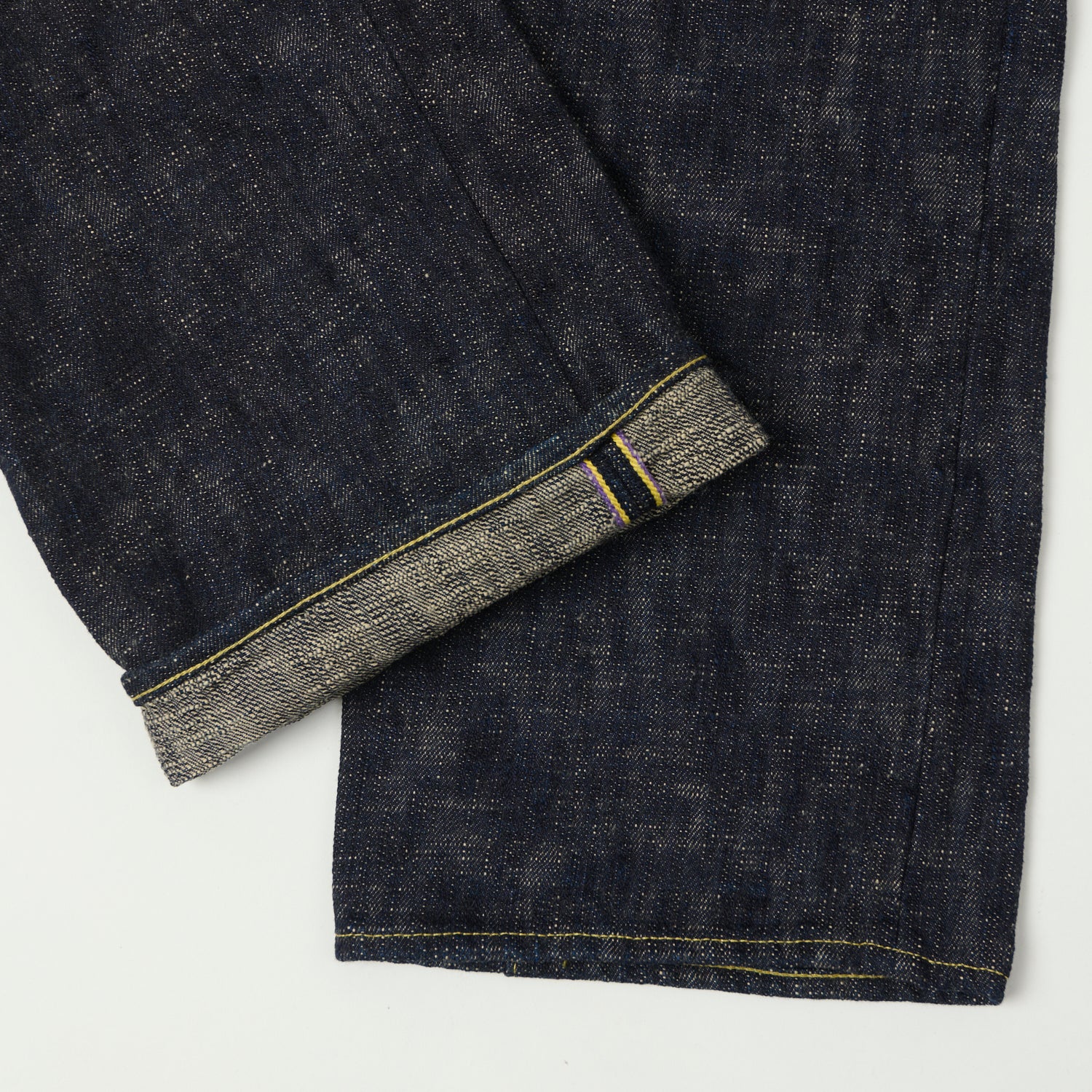 ONI Denim 595-Kasuri 17oz Regular Straight Jean - One Wash - Image 5