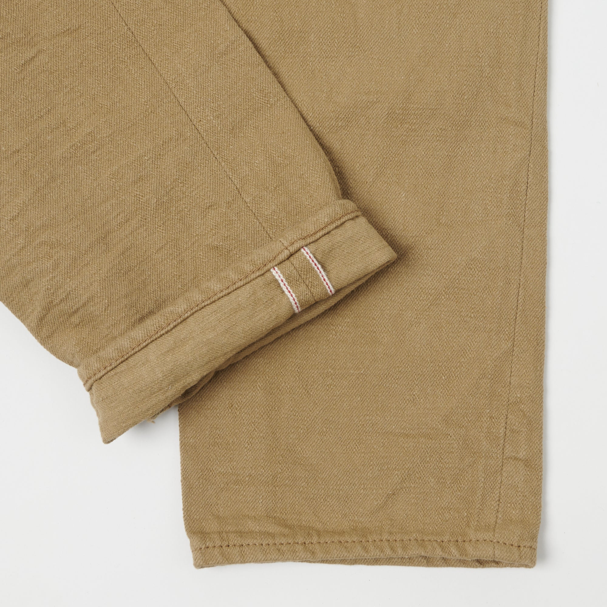 ONI Denim 602LW-BE 'Super Low Tension Beige' 12oz Regular Tapered Jean - One Wash - Image 4