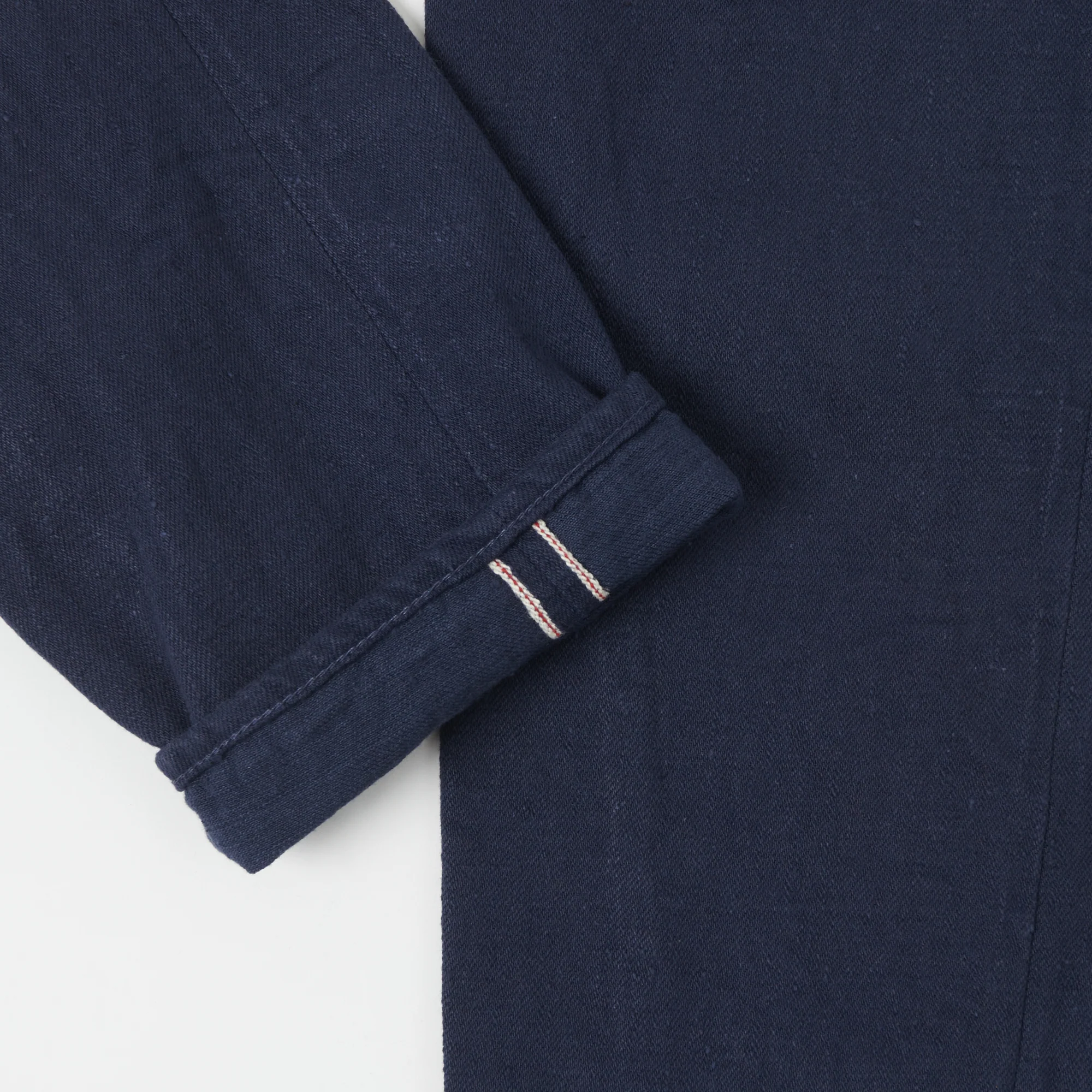 ONI Denim 612-NVNV 'Warp and Weft' 12oz Regular Tapered Jean - Navy One Wash - Image 4
