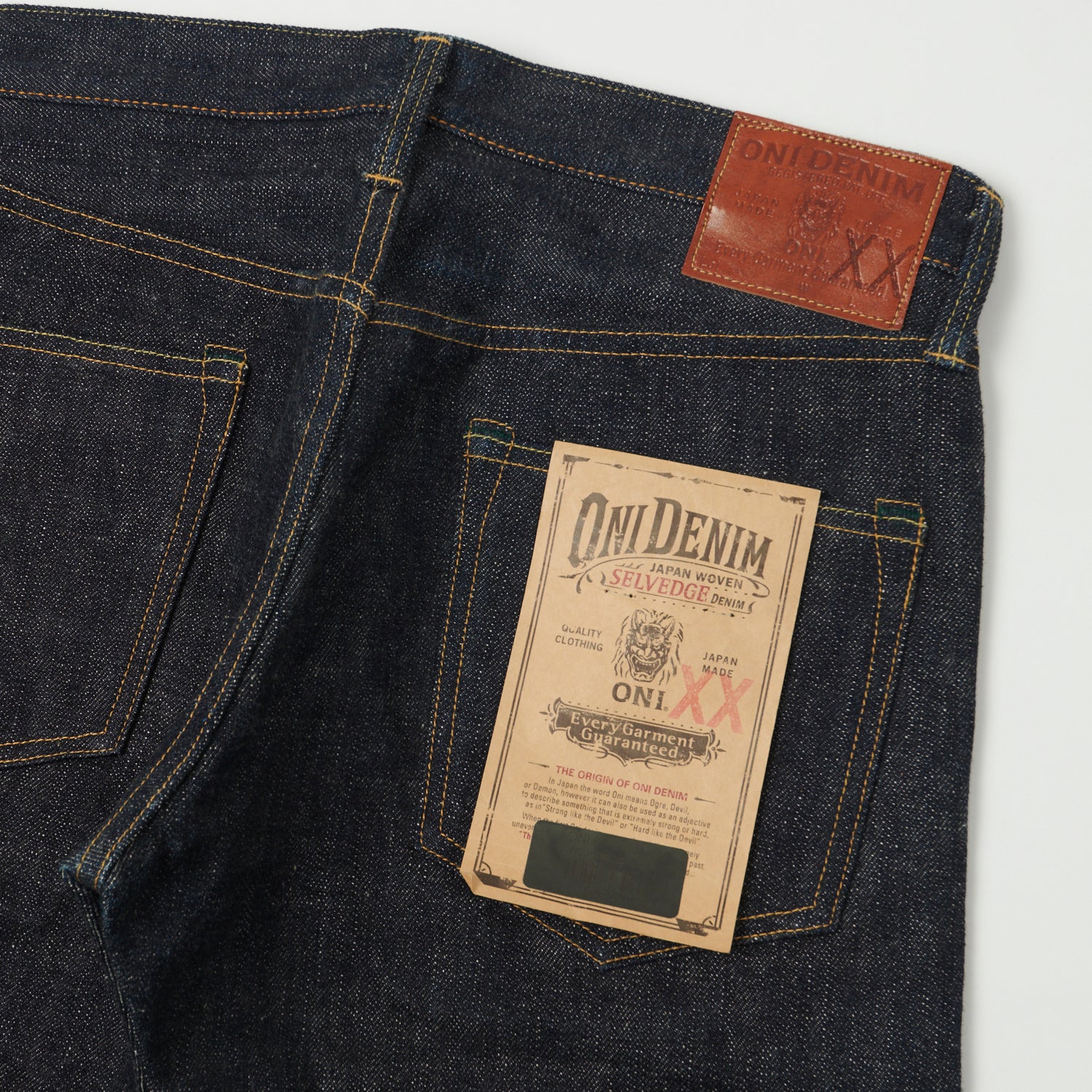 ONI Denim 612XX 16.5oz Slim Tapered Jean - Raw - Image 2